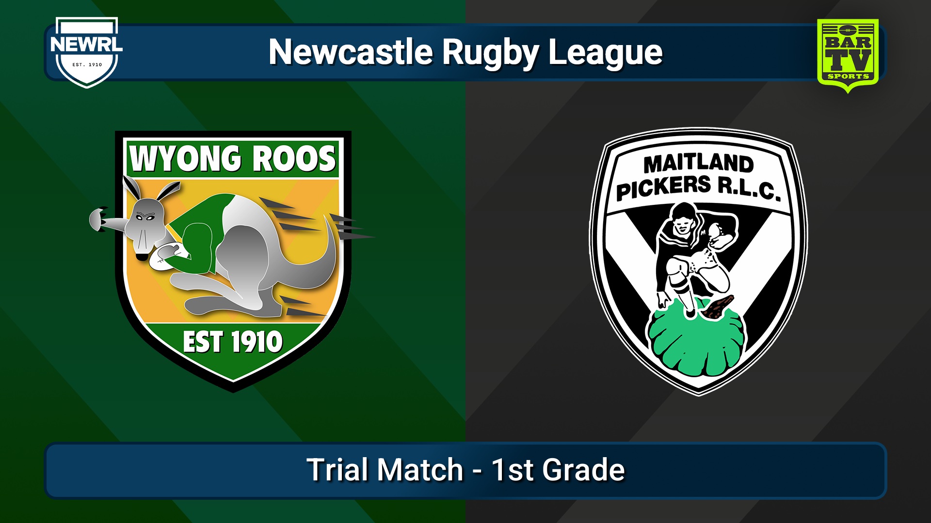 250322-video-Newcastle RL Trial Match - 1st Grade - Wyong Roos v Maitland Pickers Slate Image