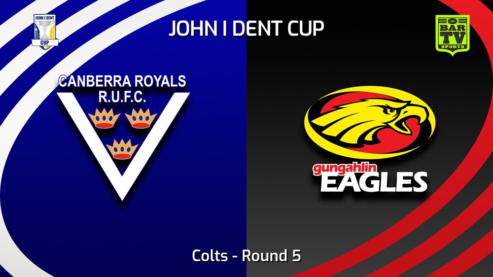 240511-video-John I Dent (ACT) Round 5 - Colts - Canberra Royals v Gungahlin Eagles Minigame Slate Image