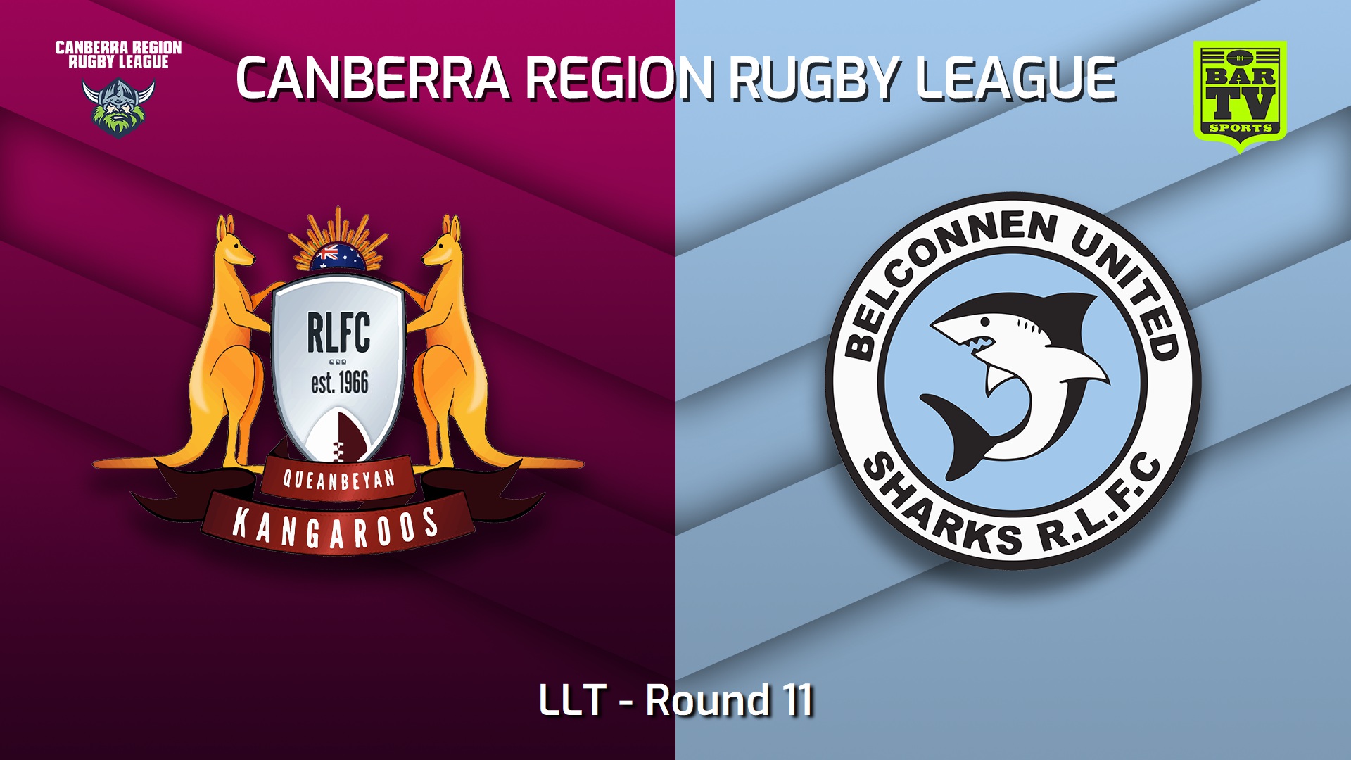 220702-Canberra Round 11 - Ladies League Tag - Queanbeyan Kangaroos v Belconnen United Sharks Slate Image