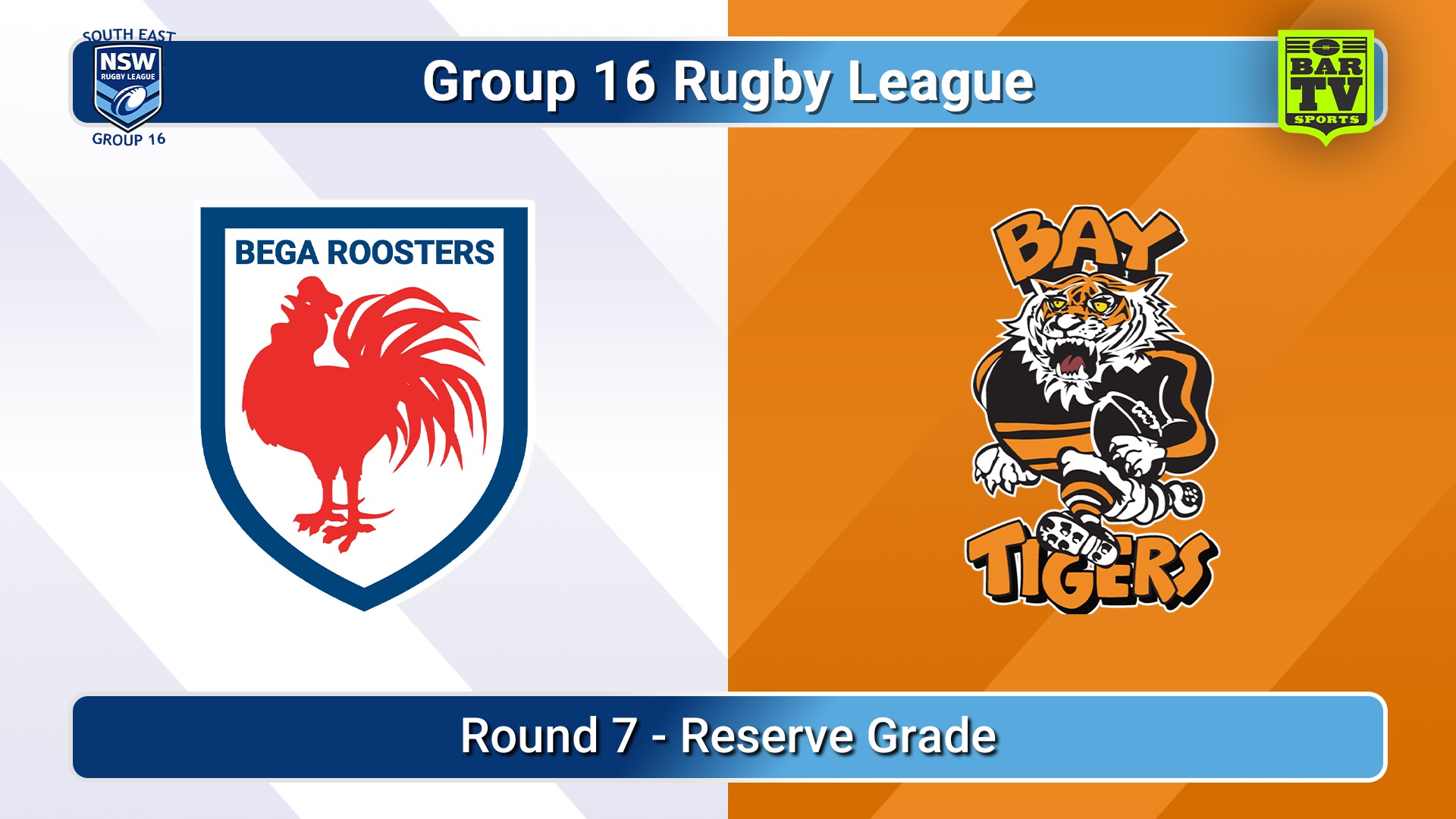 260614-video-Group 16 Rugby League  Round 7 - Reserve Grade - Bega Roosters v Bateman's Bay Tigers (1) Slate Image