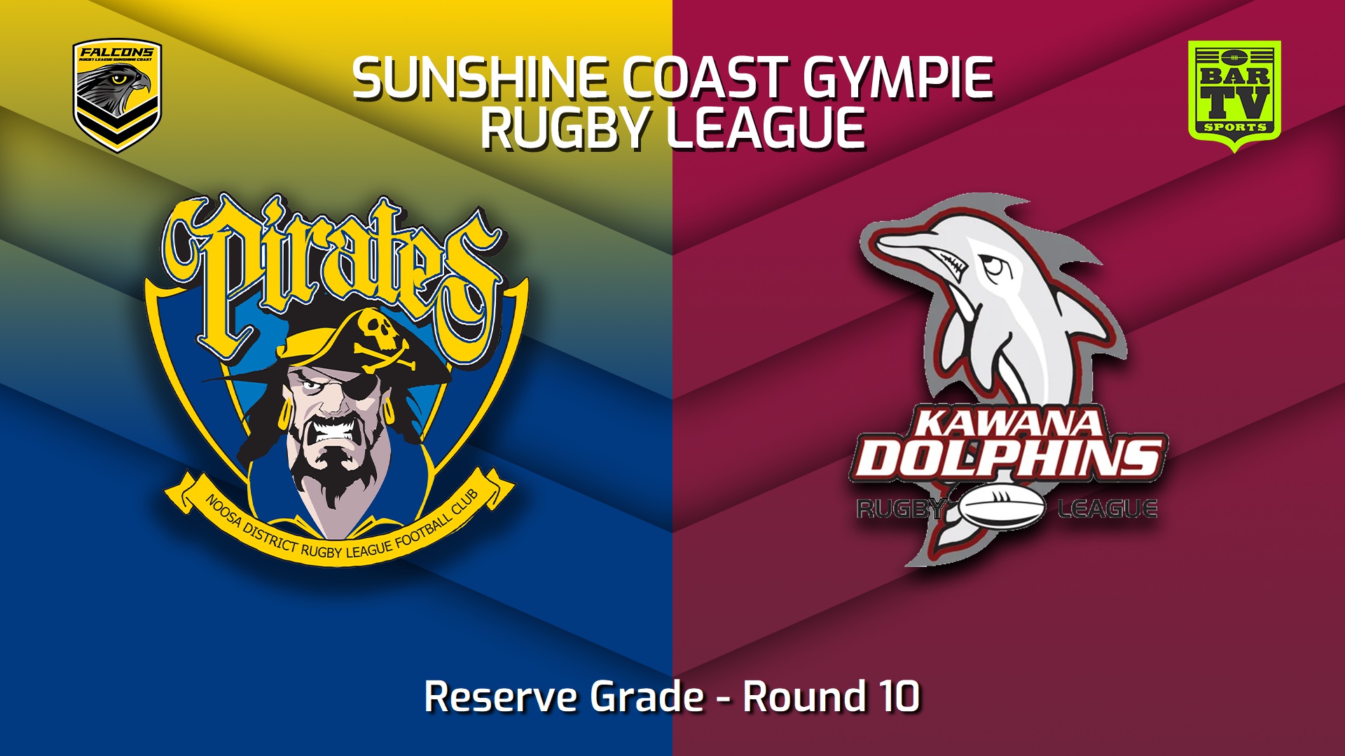 230617-Sunshine Coast RL Round 10 - Reserve Grade - Noosa Pirates v Kawana Dolphins Slate Image
