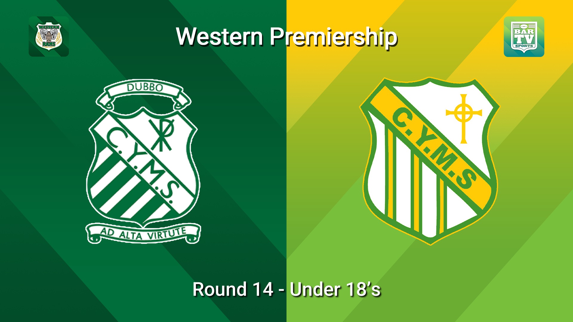 260802-video-Western Premiership Round 14 - Under 18’s - Dubbo CYMS v Orange CYMS Minigame Slate Image