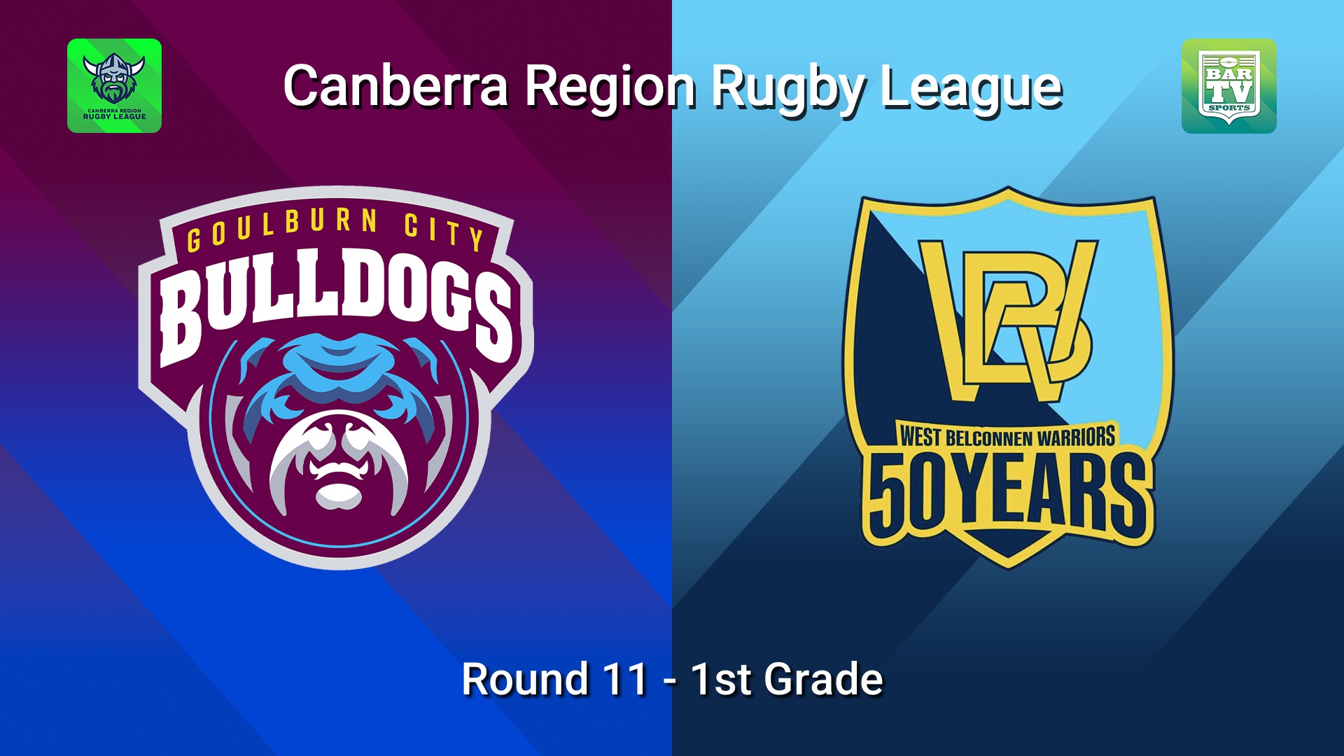 260829-video-Canberra Round 11 - 1st Grade - Goulburn City Bulldogs v West Belconnen Warriors Slate Image