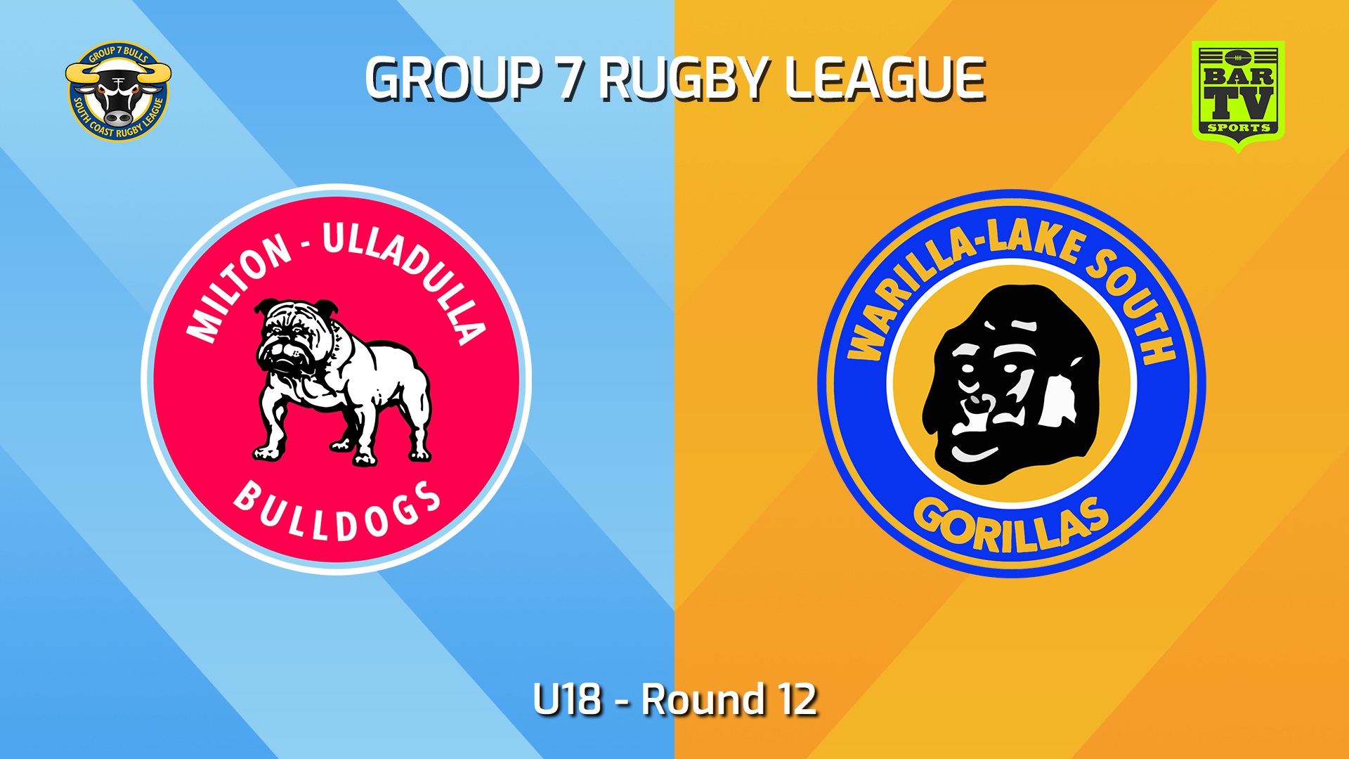 240629-video-South Coast Round 12 - U18 - Milton-Ulladulla Bulldogs v Warilla-Lake South Gorillas Slate Image
