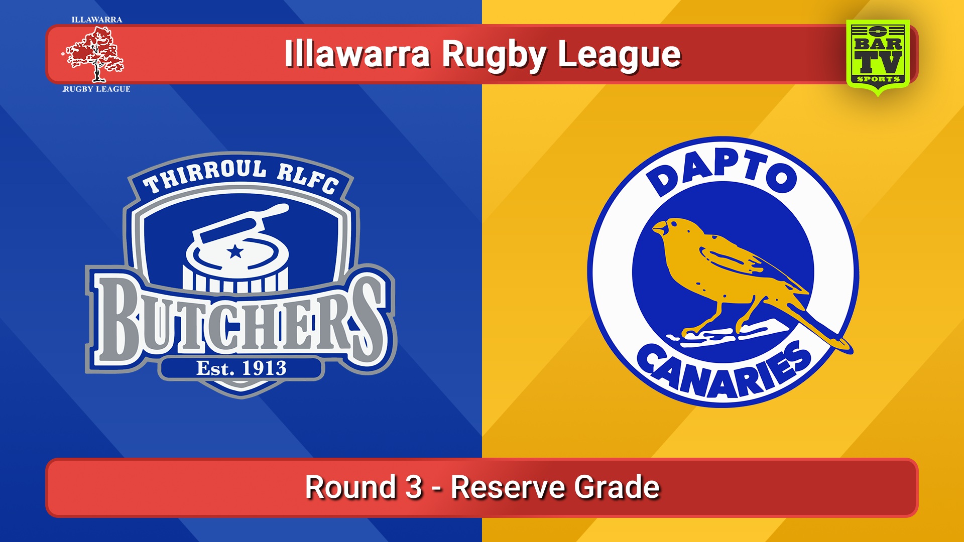 250510-video-Illawarra Round 3 - Reserve Grade - Thirroul Butchers v Dapto Canaries Slate Image