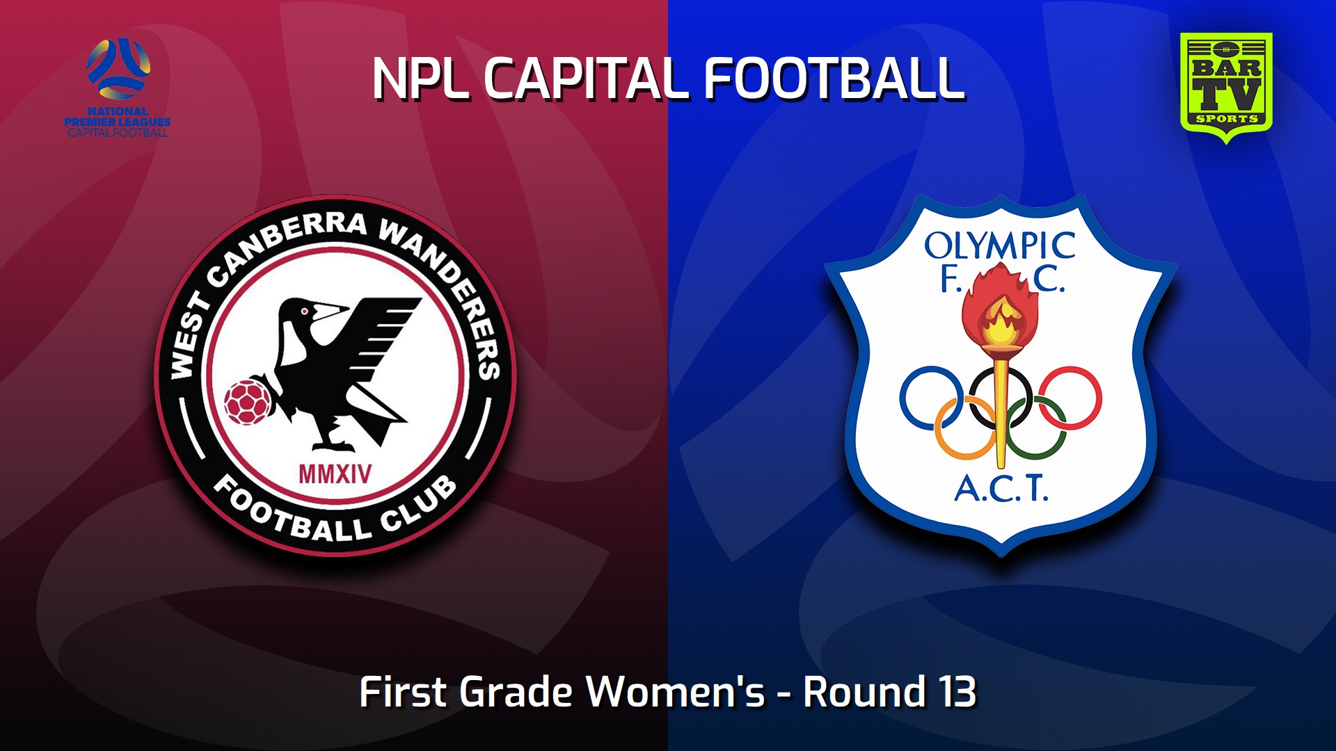 230702-Capital Womens Round 13 - West Canberra Wanderers FC (women) v Canberra Olympic FC (women) Slate Image