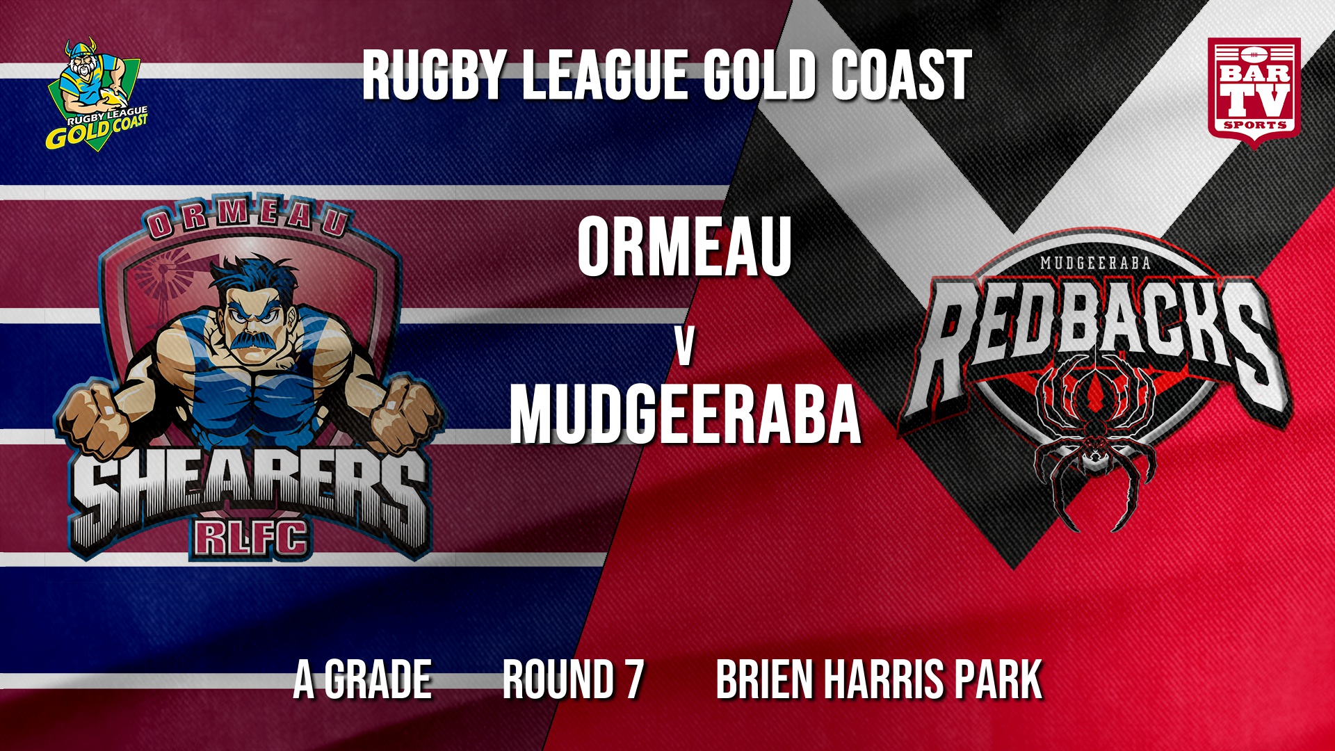 RLGC Round 7 - A Grade - Ormeau Shearers v Mudgeeraba Redbacks Slate Image