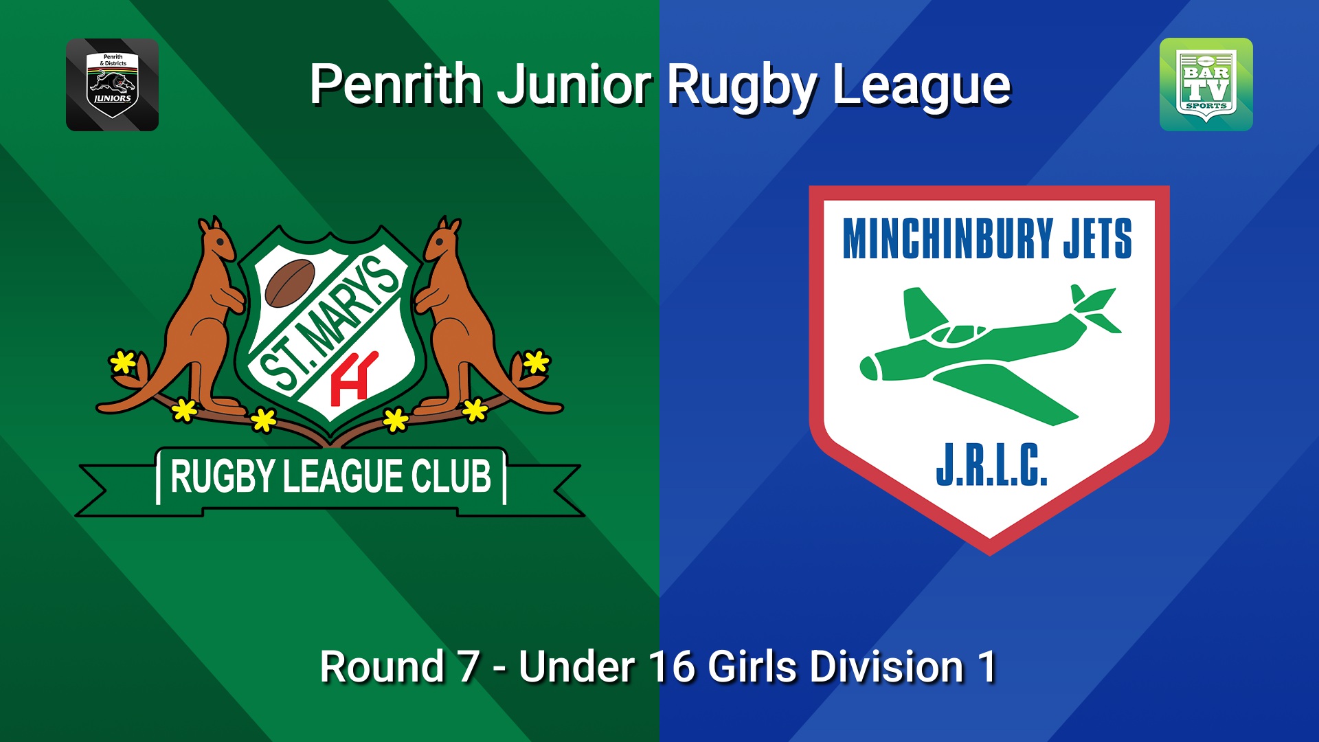 260612-video-Penrith & District Junior Rugby League Round 7 - Under 16 Girls Division 1 - St Marys v Minchinbury Slate Image