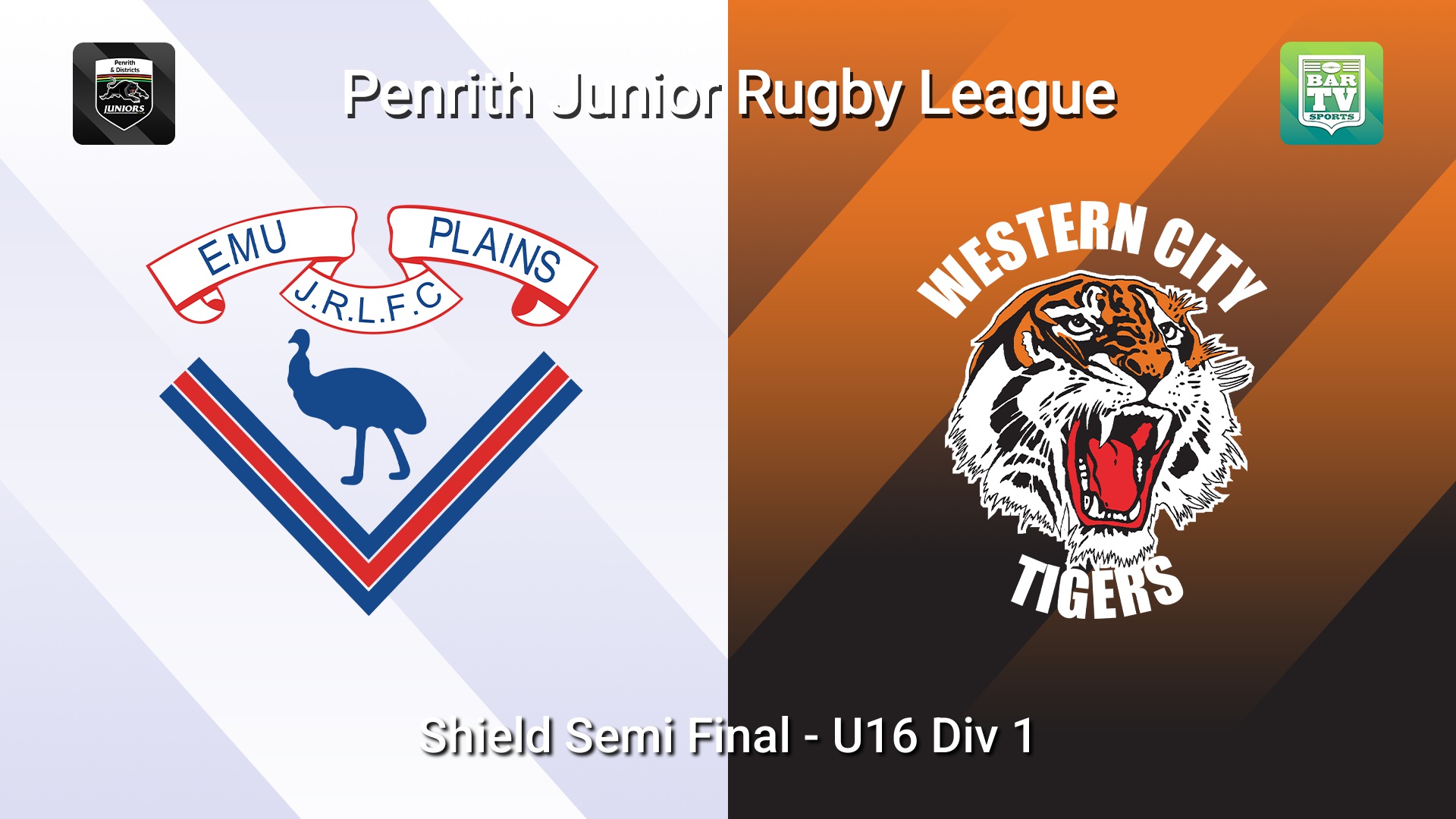 260829-video-Penrith & District Junior Rugby League Shield Semi Final - U16 Div 1 - Emu Plains v Western City Tigers Slate Image