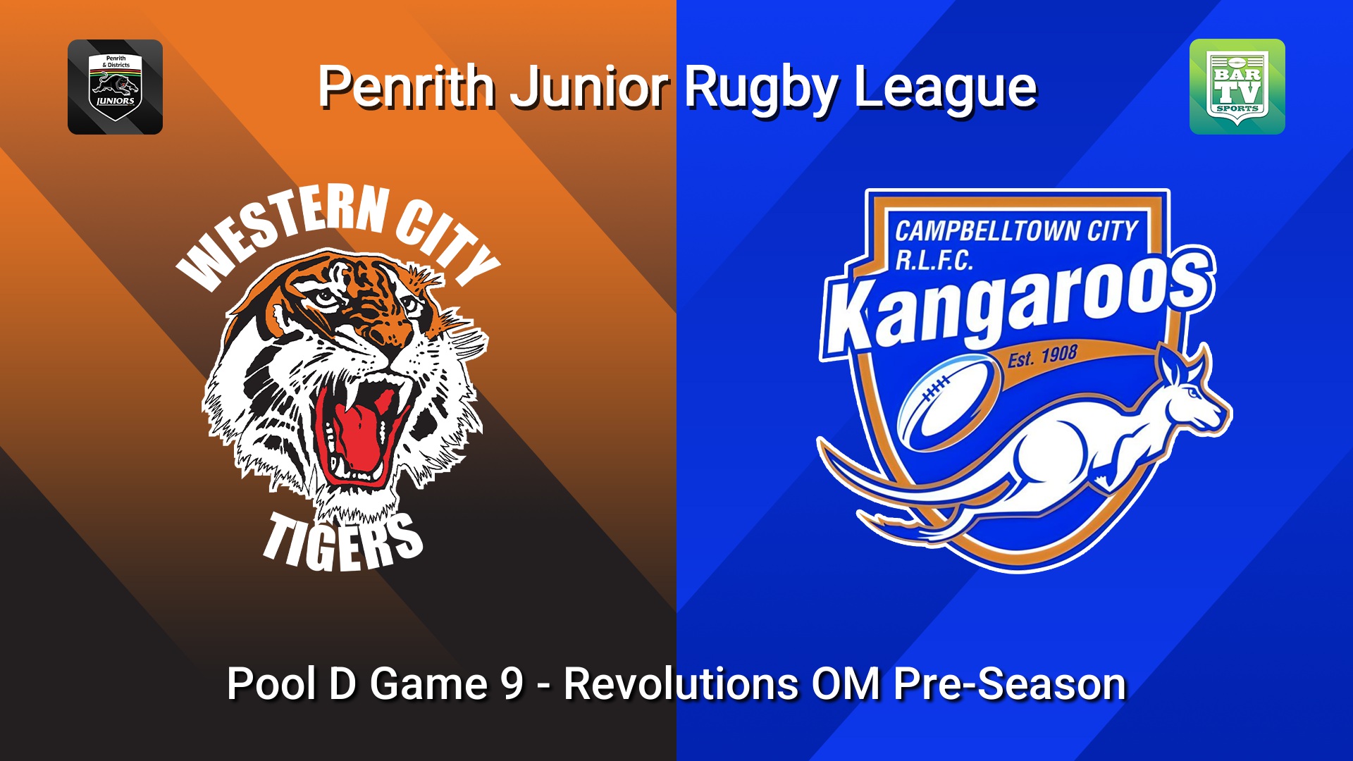 260321-video-Penrith & District Junior Rugby League Pool D Game 9 - Revolutions OM Pre-Season - Western City Tigers v Campbelltown City Kangaroos Minigame Slate Image