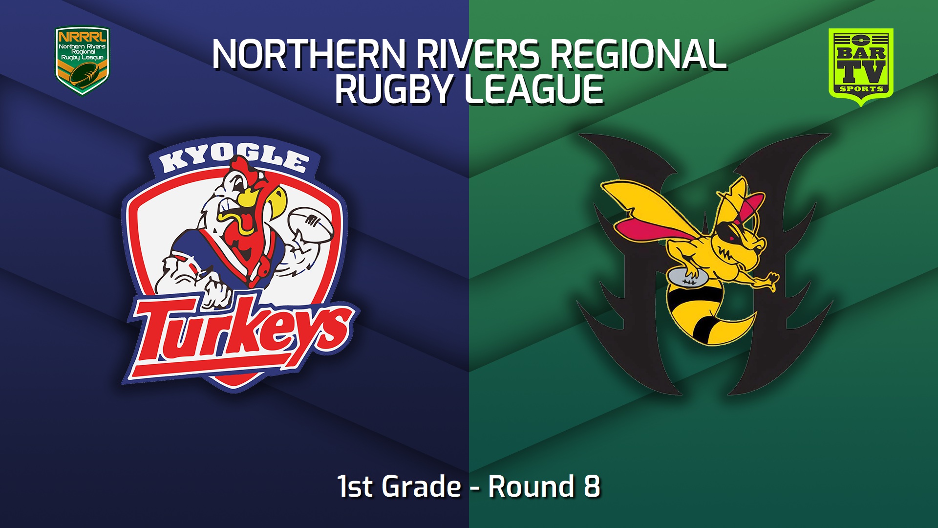 220619-Northern Rivers Round 8 - 1st Grade - Kyogle Turkeys v Cudgen Hornets Slate Image