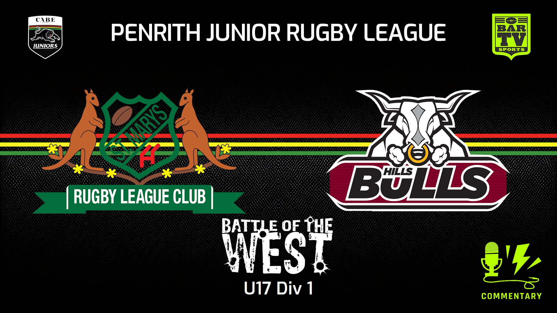 240915-video-Penrith & District Junior Rugby League Battle Of The West - U17 Div 1 - St Marys v Hills Bulls Slate Image