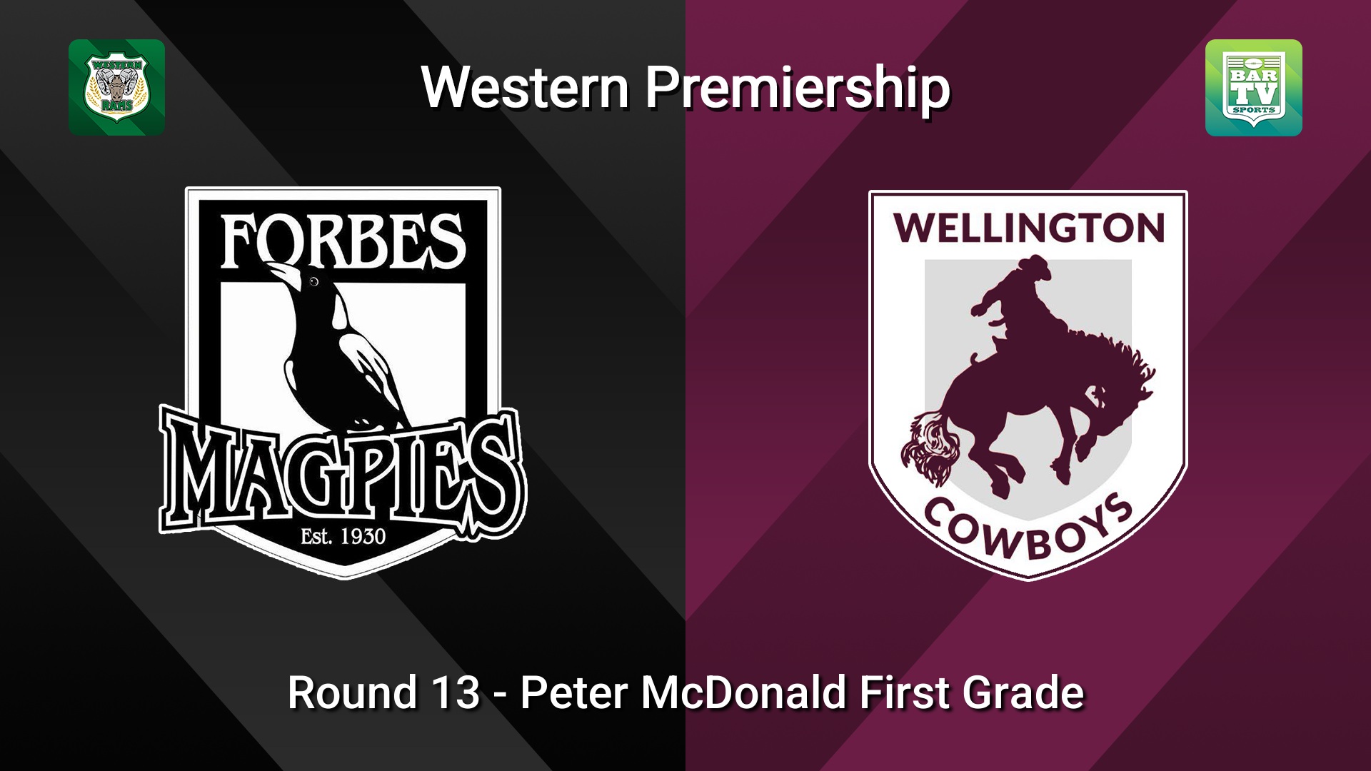 260726-video-Western Premiership Round 13 - Peter McDonald First Grade - Forbes Magpies v Wellington Cowboys Slate Image