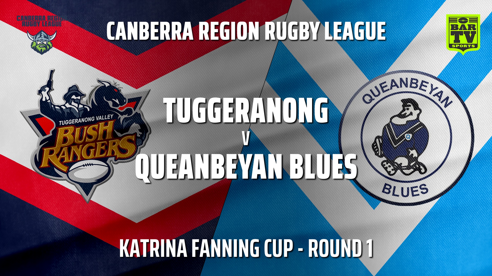 210501-CRRL Round 1 - Katrina Fanning Shield - Tuggeranong Bushrangers v Queanbeyan Blues Slate Image