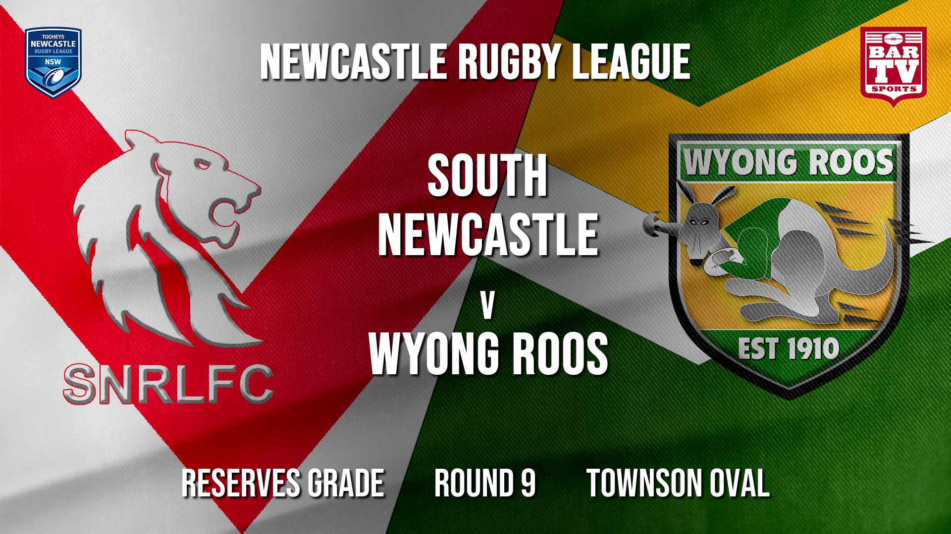 Newcastle Rugby League Round 9 - Reserve Grade - South Newcastle v Wyong Roos Slate Image
