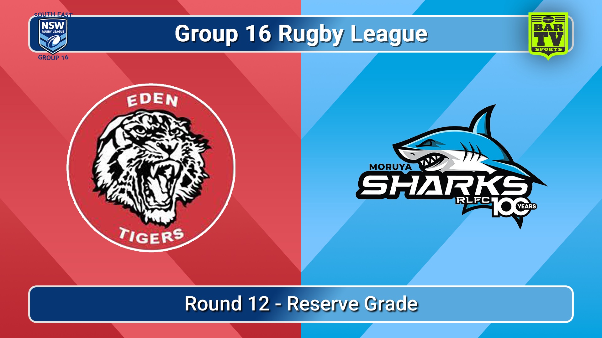 260726-video-Group 16 Rugby League  Round 12 - Reserve Grade - Eden Tigers v Moruya Sharks Slate Image