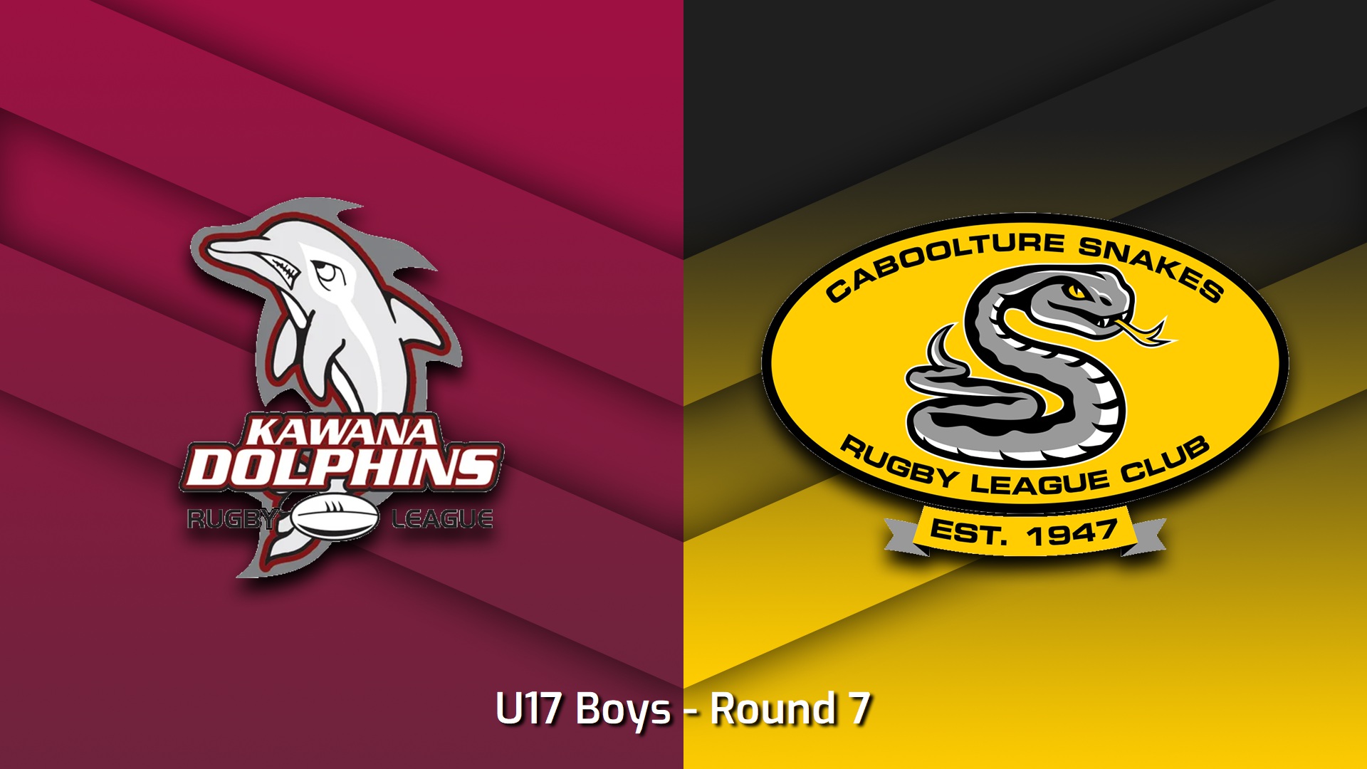 230520-Sunshine Coast Junior Rugby League Round 7 - U17 Boys - Kawana Dolphins v Caboolture Snakes Slate Image