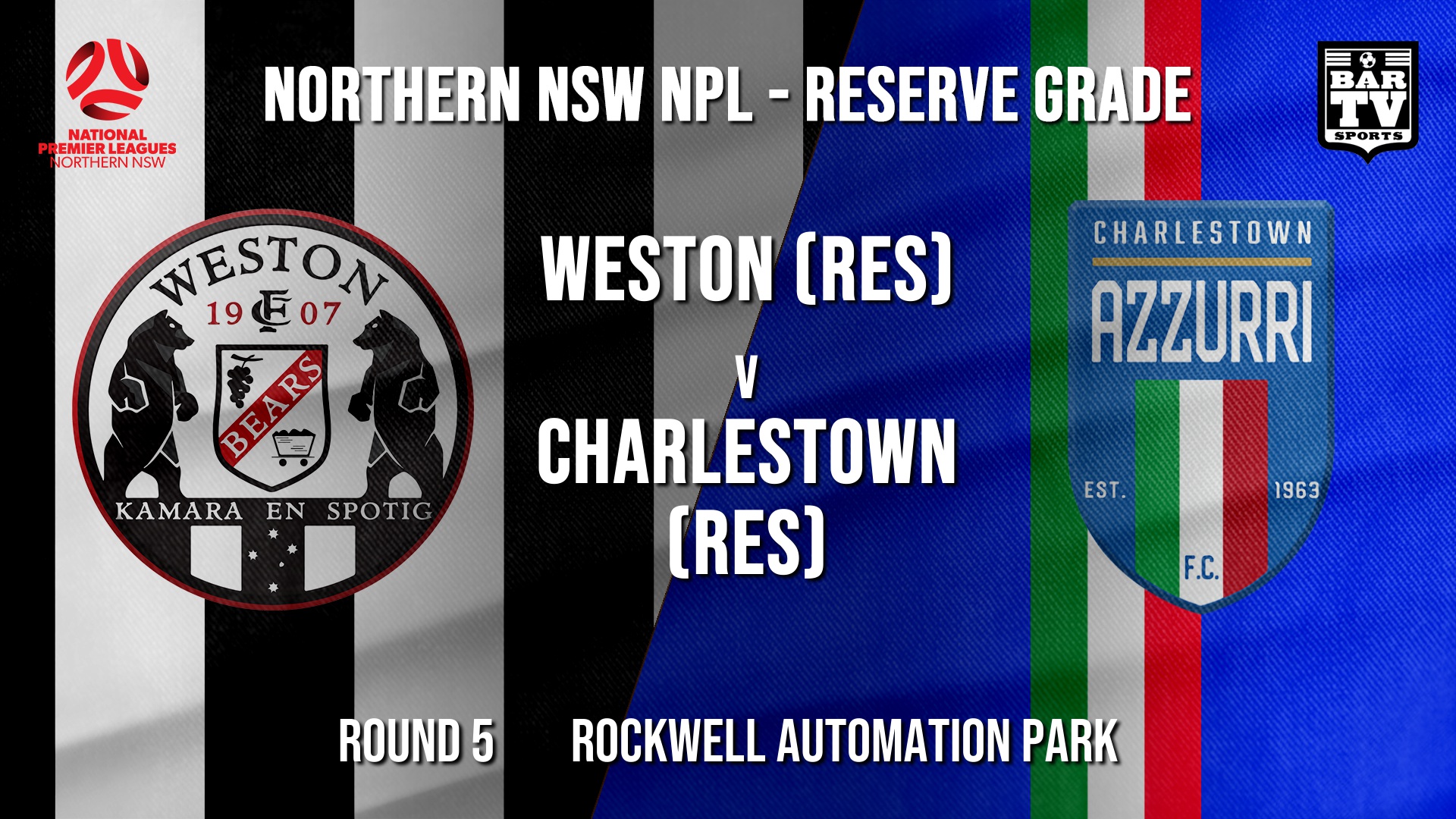 NPL NNSW RES Round 5 - Weston Workers FC (Res) v Charlestown Azzurri FC (Res) Slate Image