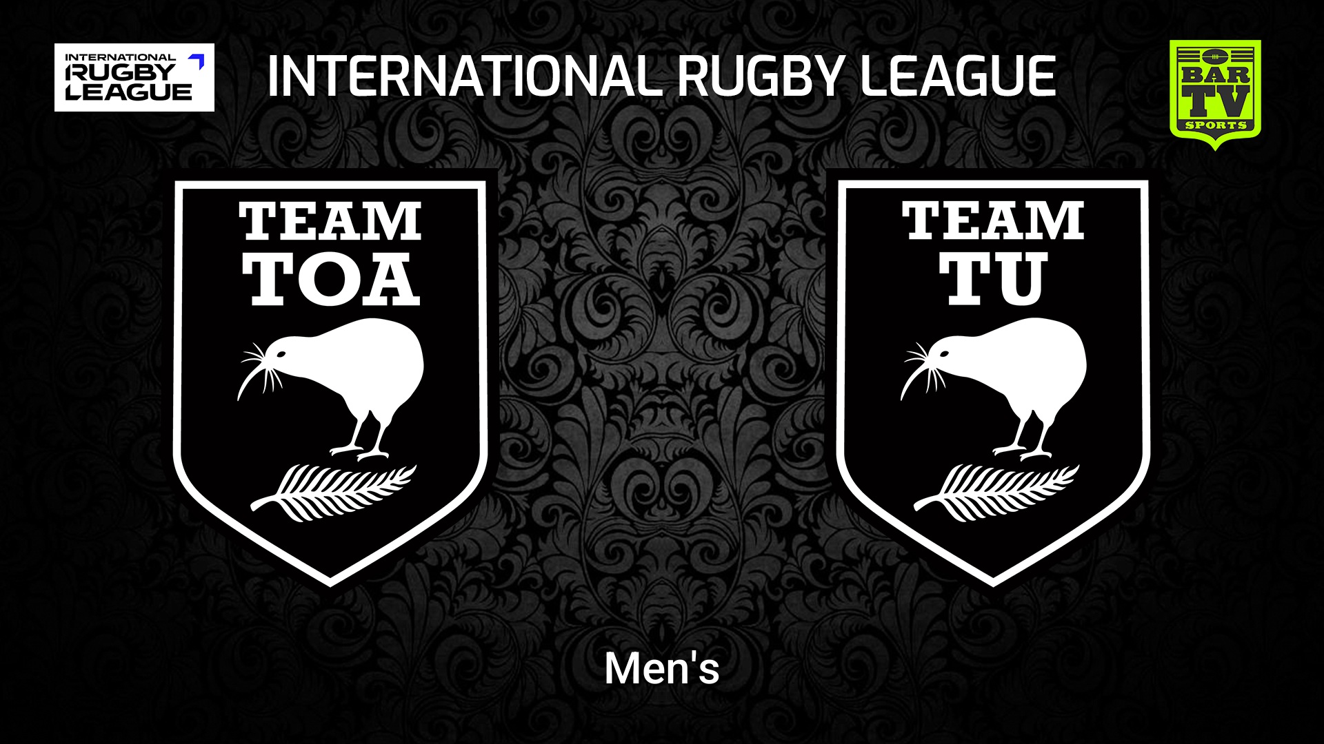 260913-video-International RL Men's - TOA v TŪ  Slate Image