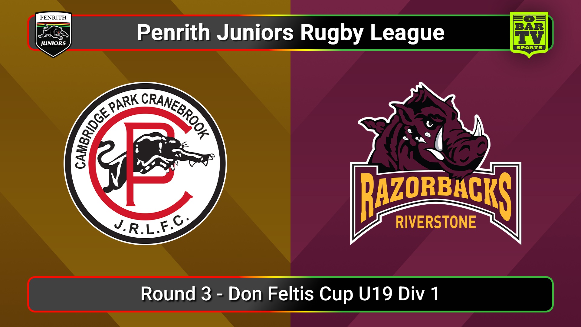 250425-video-Penrith & District Junior Rugby League Round 3 - Don Feltis Cup U19 Div 1 - Cambridge Park v Riverstone Slate Image