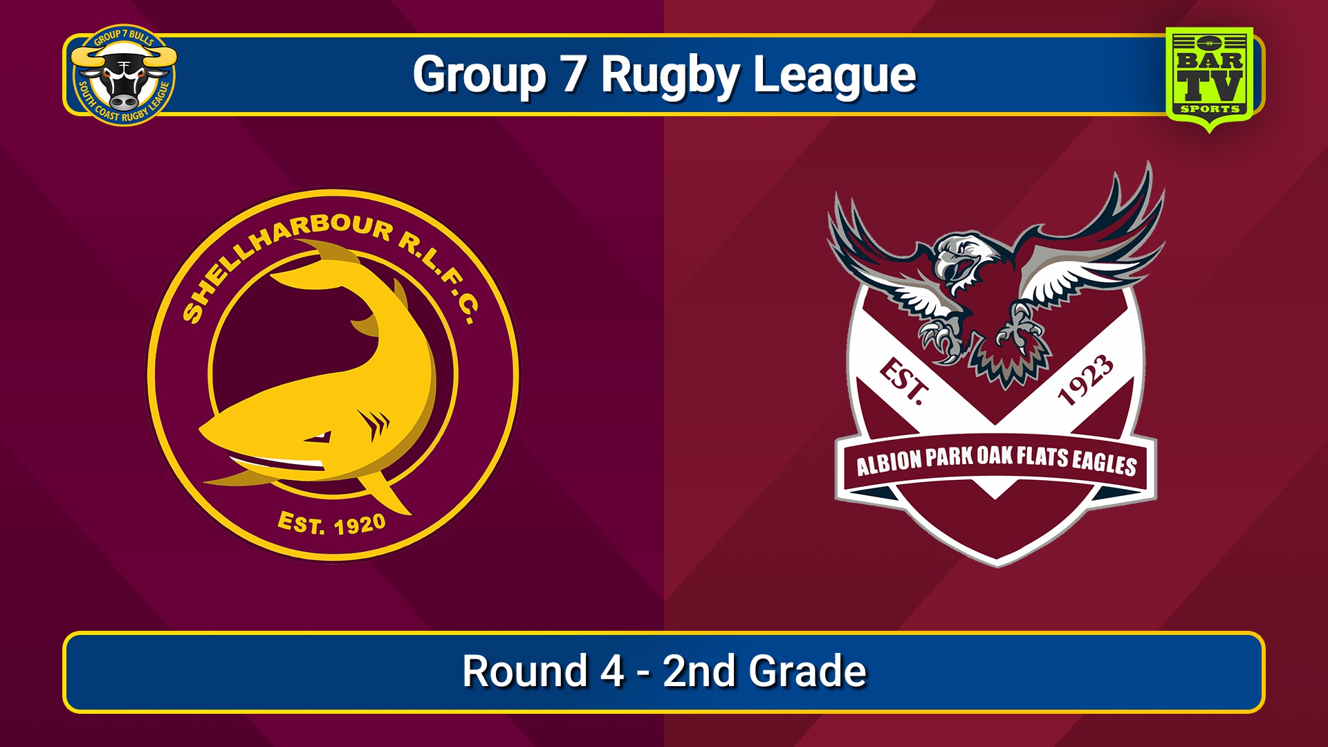 250504-video-South Coast Round 4 - 2nd Grade - Shellharbour Sharks v Albion Park Oak Flats Slate Image