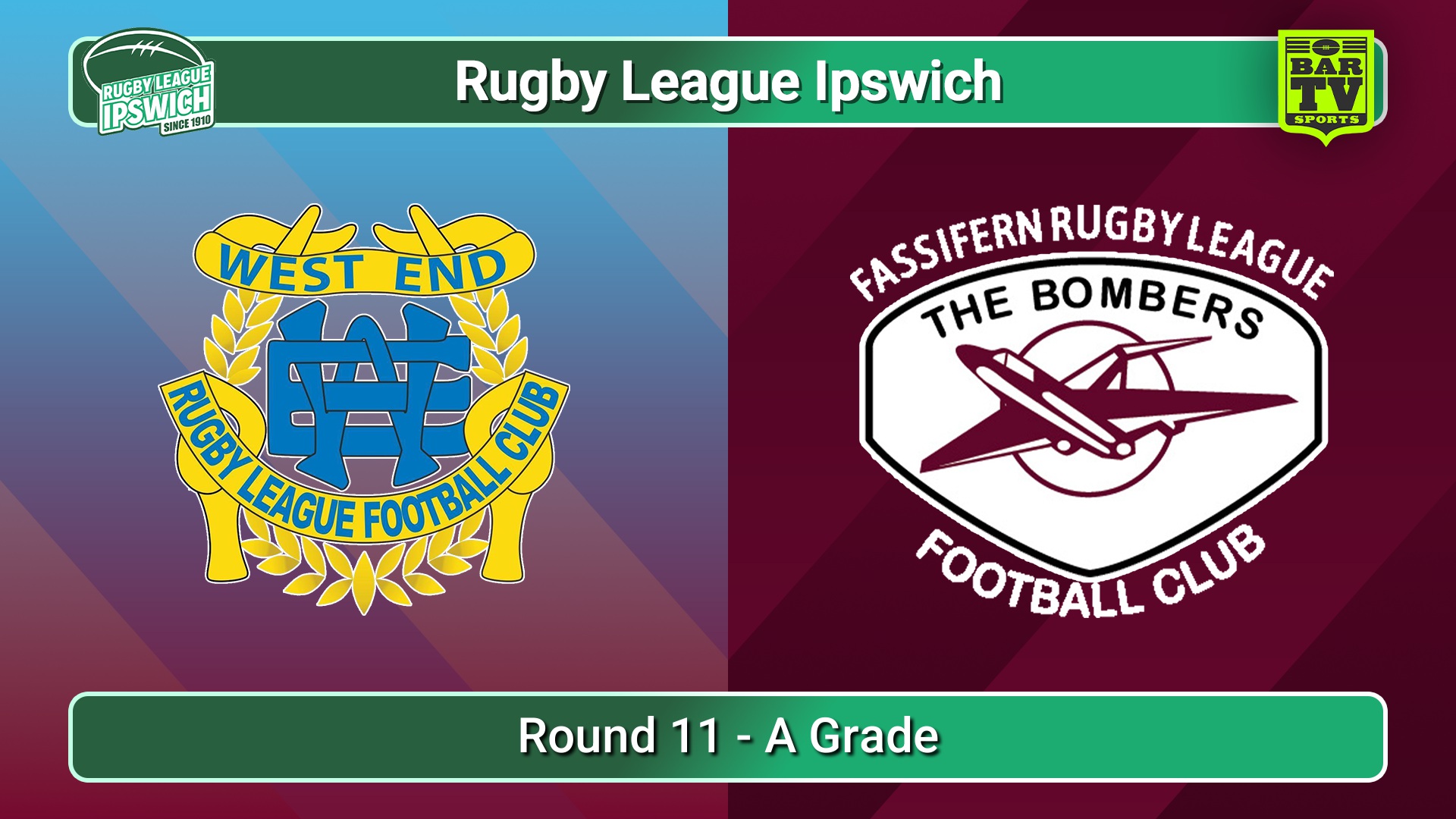 250727-video-Rugby League Ipswich Round 11 - A Grade - West End v Fassifern Bombers Slate Image
