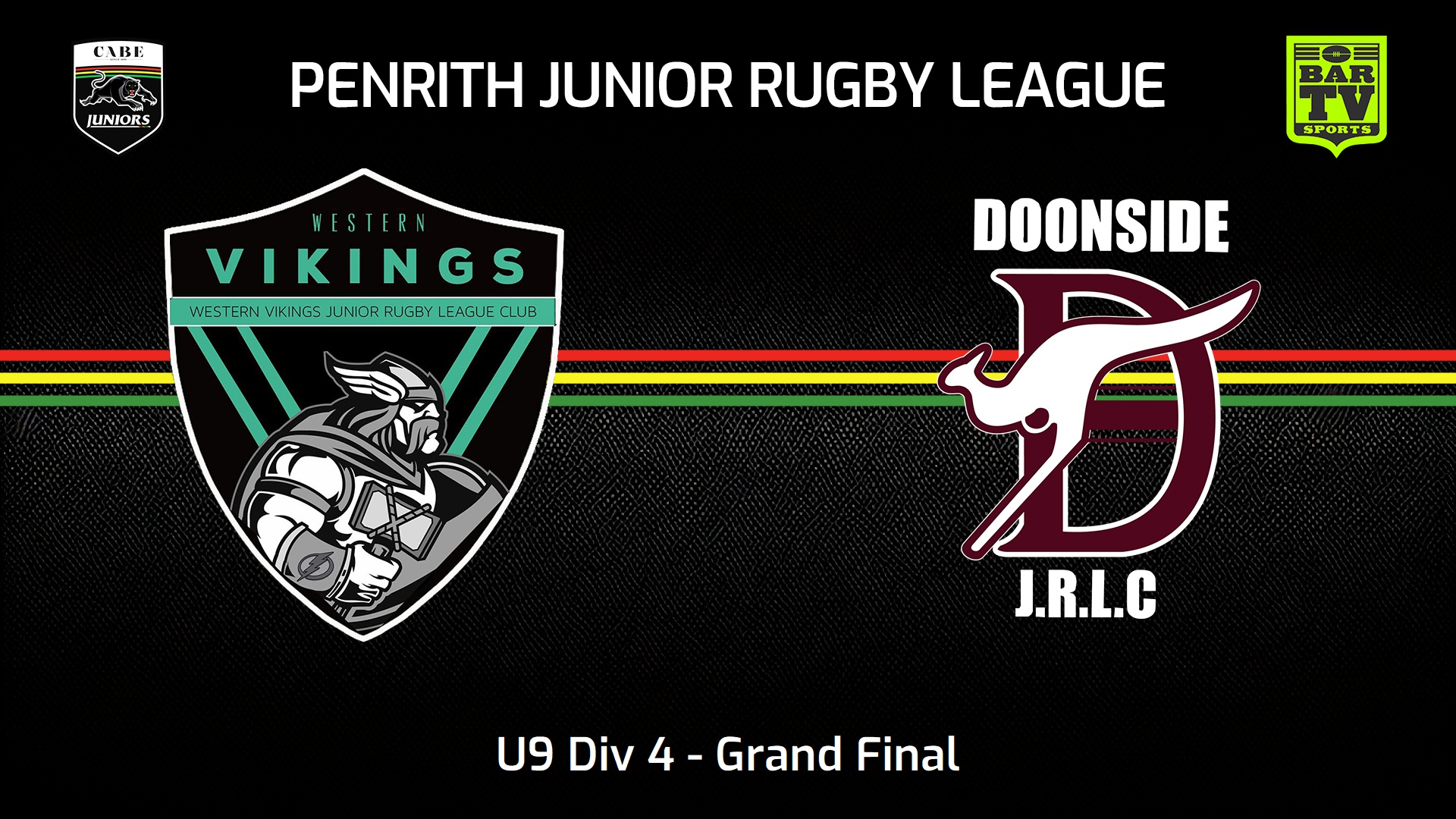 230819-Penrith & District Junior Rugby League Grand Final - U9 Div 4 - Western Vikings v Doonside Slate Image