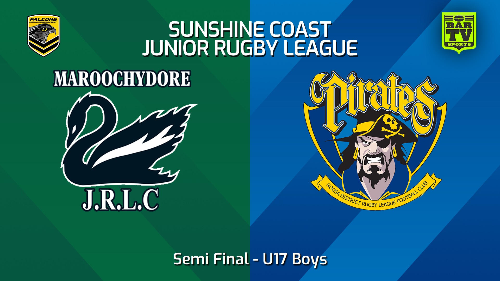 250830-video-Sunshine Coast Junior Rugby League Semi Final - U17 Boys - Maroochydore Swans JRL v Noosa Pirates JRL Slate Image