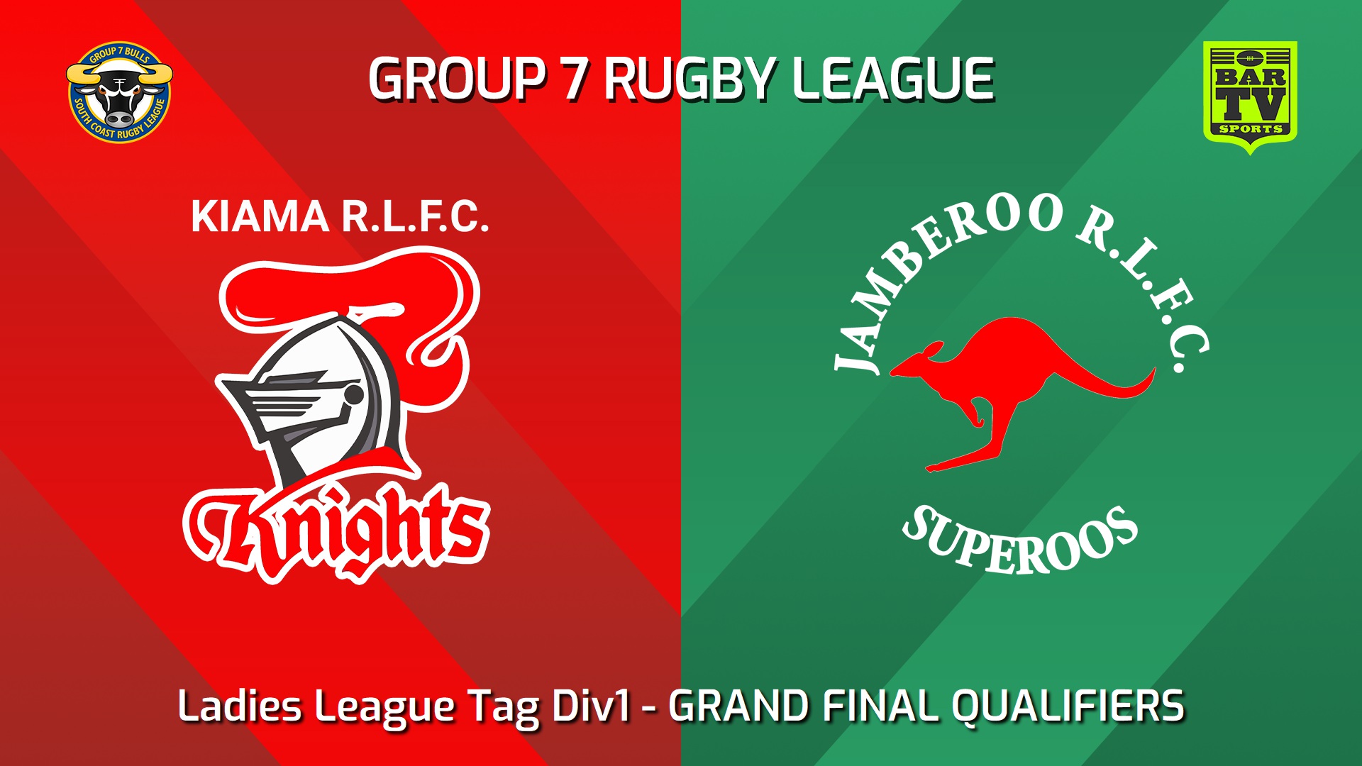 240831-video-South Coast GRAND FINAL QUALIFIERS  - Ladies League Tag Div1 - Kiama Knights v Jamberoo Superoos Slate Image