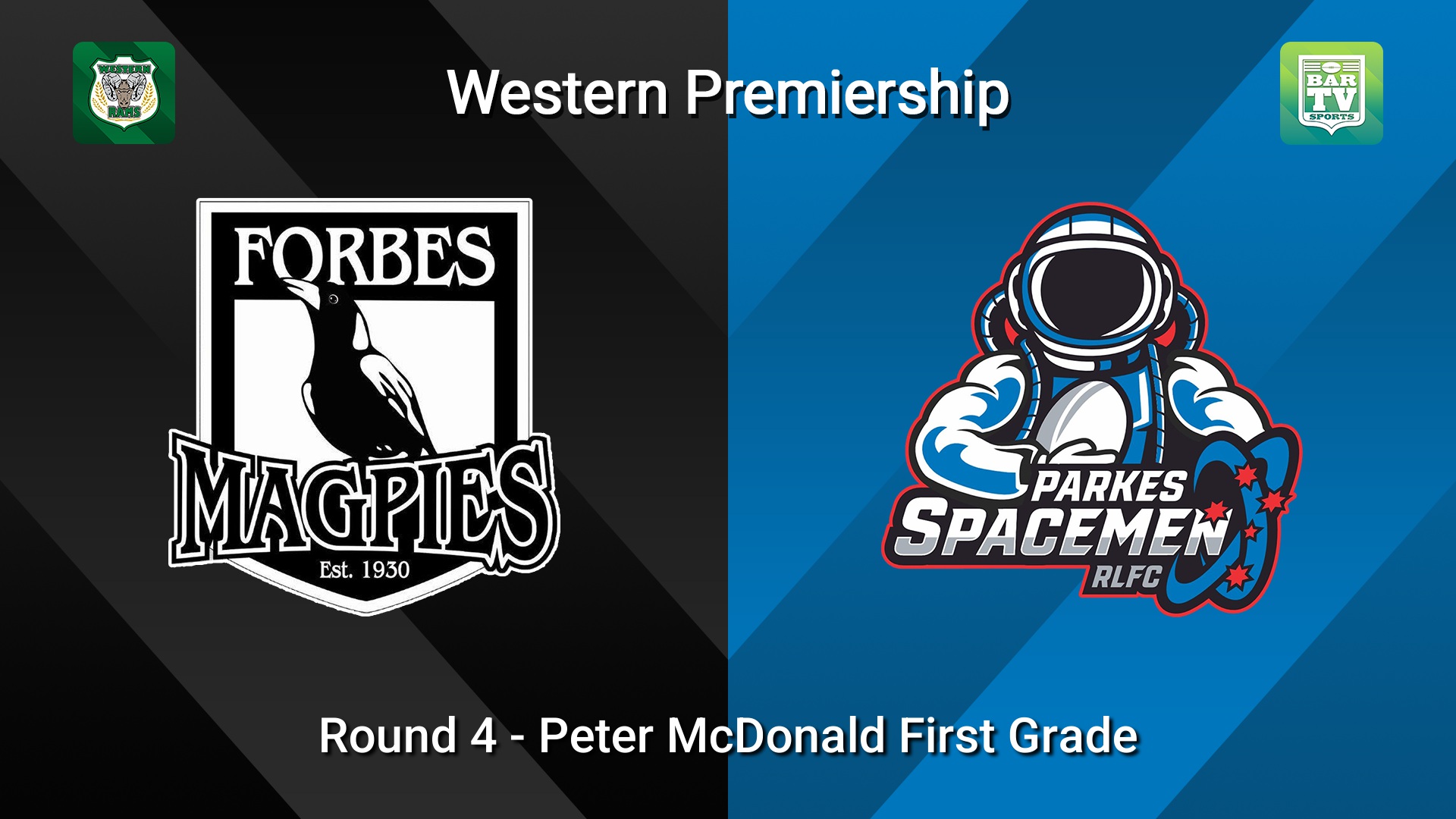 260510-video-Western Premiership Round 4 - Peter McDonald First Grade - Forbes Magpies v Parkes Spacemen Slate Image