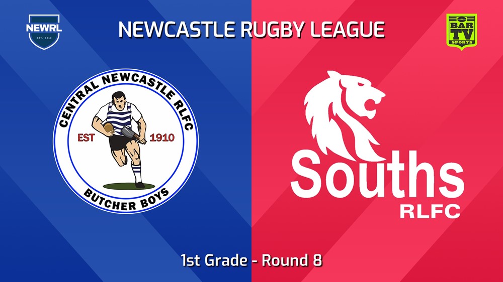 240612-video-Newcastle RL Round 8 - 1st Grade - Central Newcastle Butcher Boys v South Newcastle Lions Slate Image