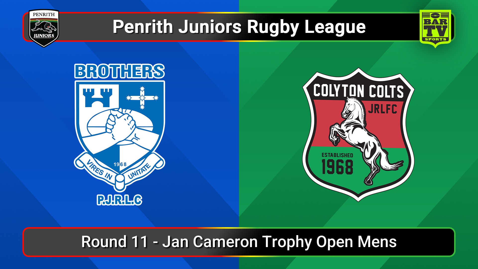 250705-video-Penrith & District Junior Rugby League Round 11 - Jan Cameron Trophy Open Mens - Brothers v Colyton Slate Image
