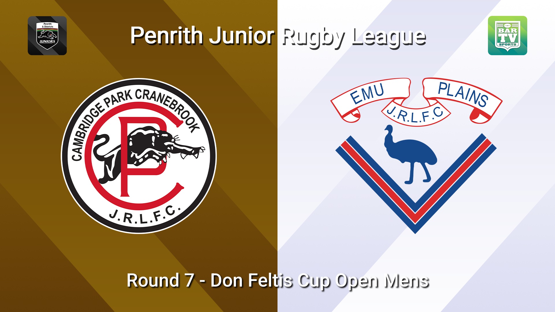260531-video-Penrith & District Junior Rugby League Round 7 - Don Feltis Cup Open Mens - Cambridge Park v Emu Plains Slate Image