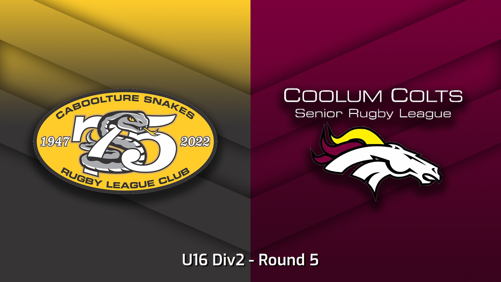 230505-Sunshine Coast Junior Rugby League Round 5 - U16 Div2 - Caboolture Snakes v Coolum Colts Slate Image