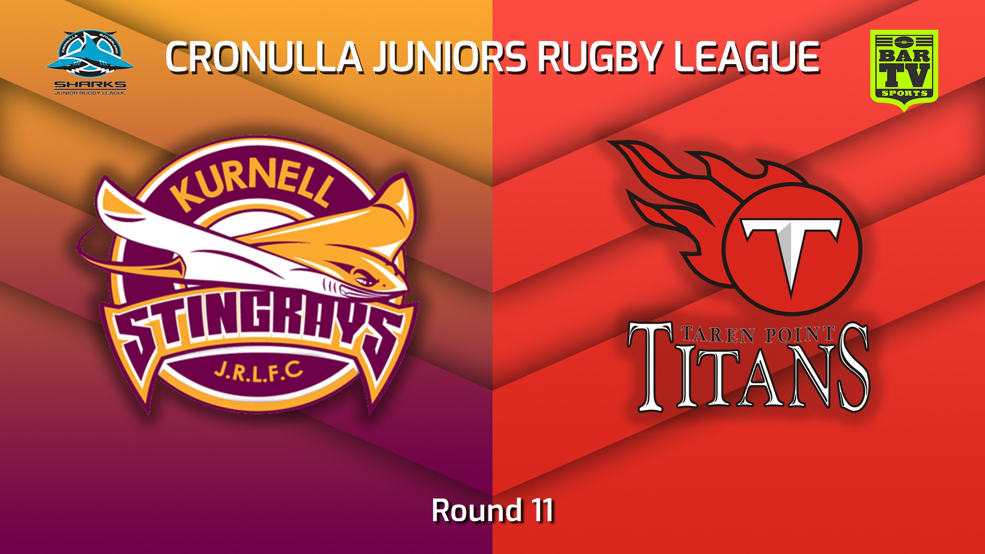 220717-Cronulla Juniors - U9 Blues Tag Silver Round 11 - Kurnell Stingrays v Taren Point Titans Slate Image