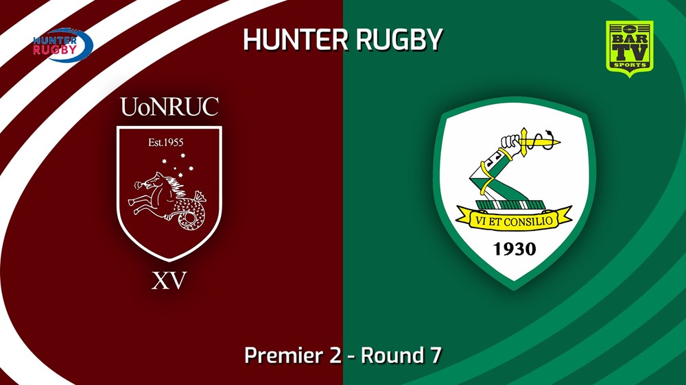 240525-video-Hunter Rugby Round 7 - Premier 2 - University Of Newcastle v Merewether Carlton Slate Image