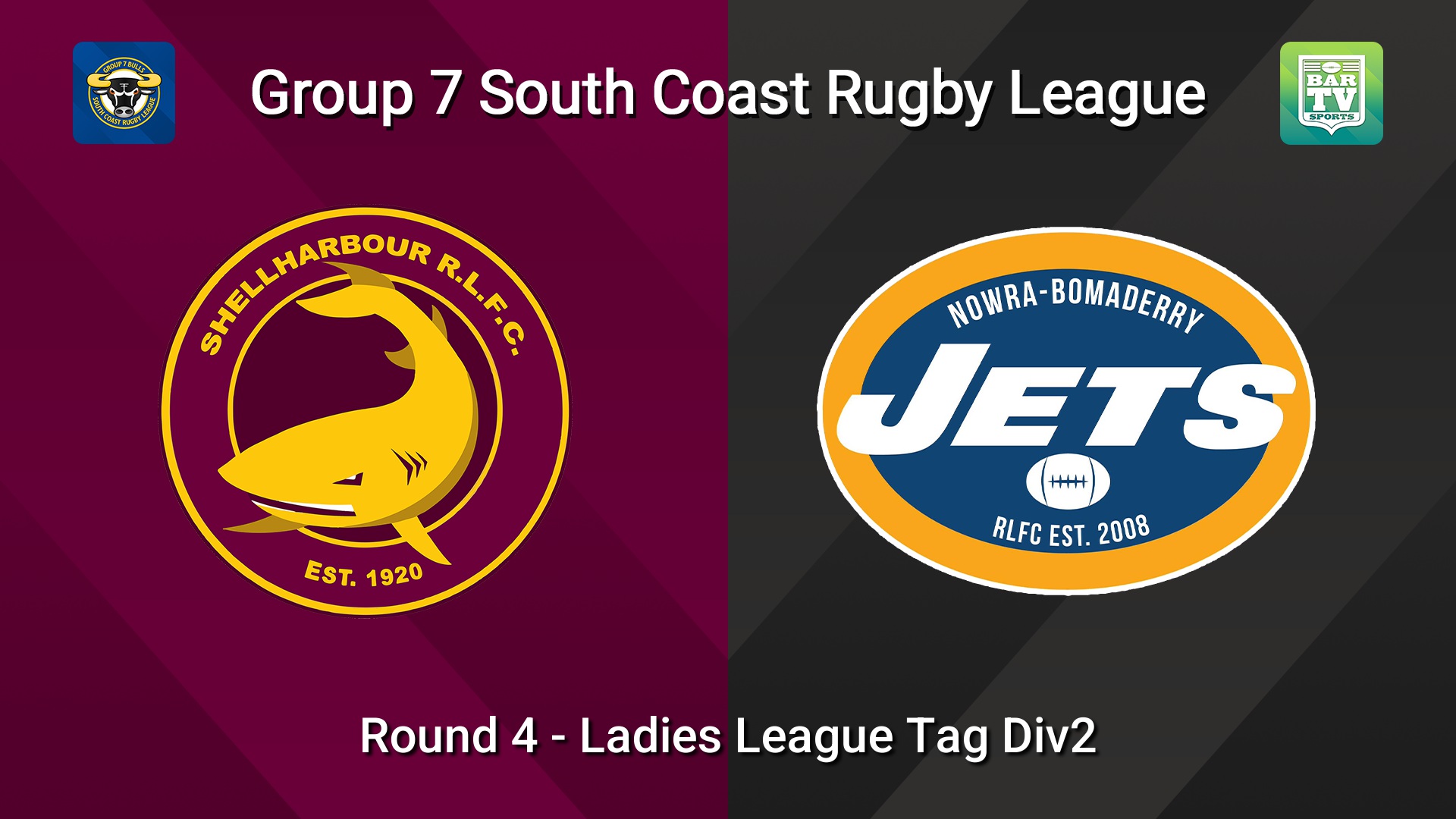 260509-video-South Coast Round 4 - Ladies League Tag Div2 - Shellharbour Sharks v Nowra-Bomaderry  Slate Image