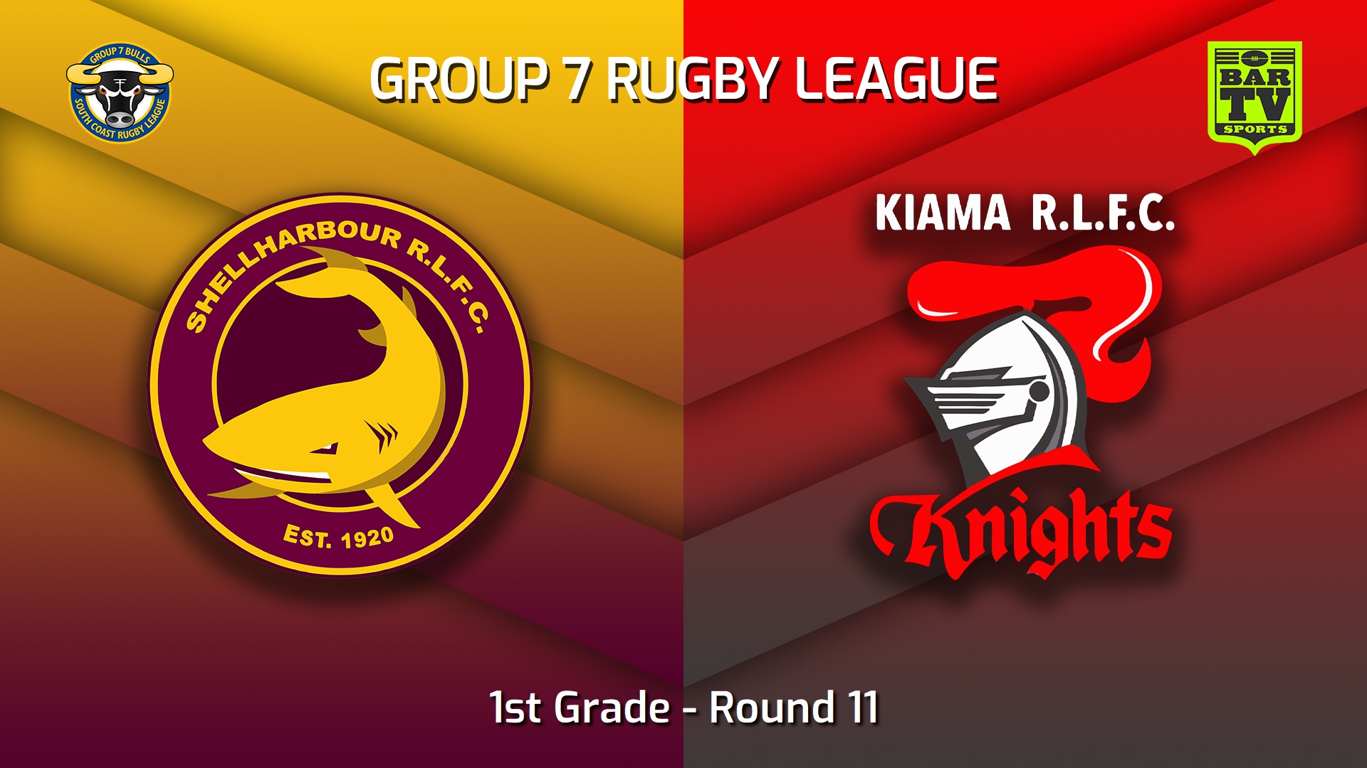 230618-South Coast Round 11 - 1st Grade - Shellharbour Sharks v Kiama Knights Slate Image