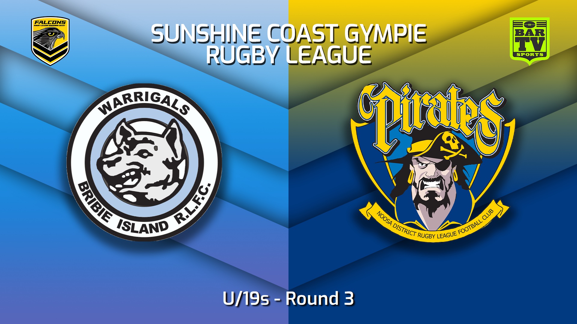 230416-Sunshine Coast RL Round 3 - U/19s - Bribie Island Warrigals v Noosa Pirates Slate Image