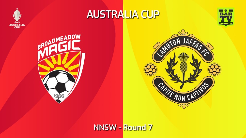 240612-video-Australia Cup Qualifying Northern NSW Round 7 - Broadmeadow Magic v Lambton Jaffas FC Slate Image