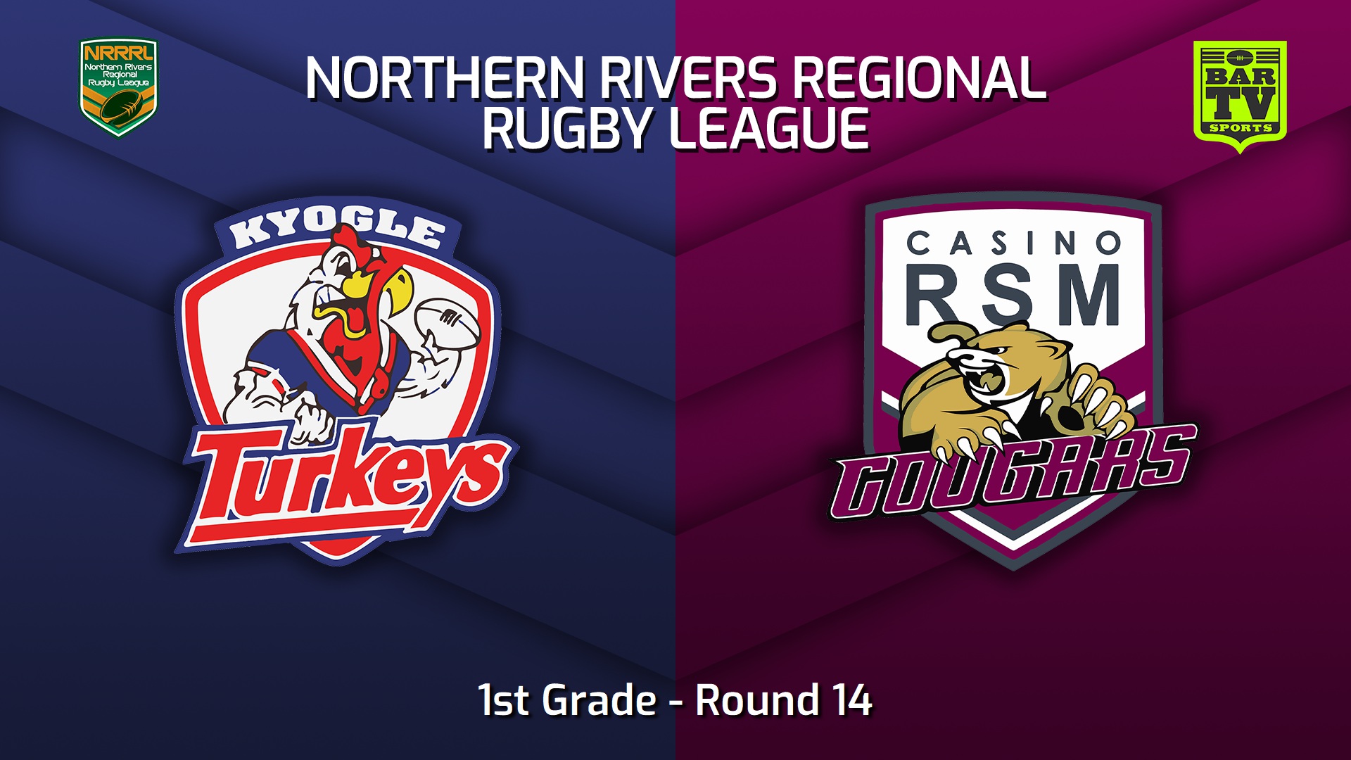 230730-Northern Rivers Round 14 - 1st Grade - Kyogle Turkeys v Casino RSM Cougars Slate Image