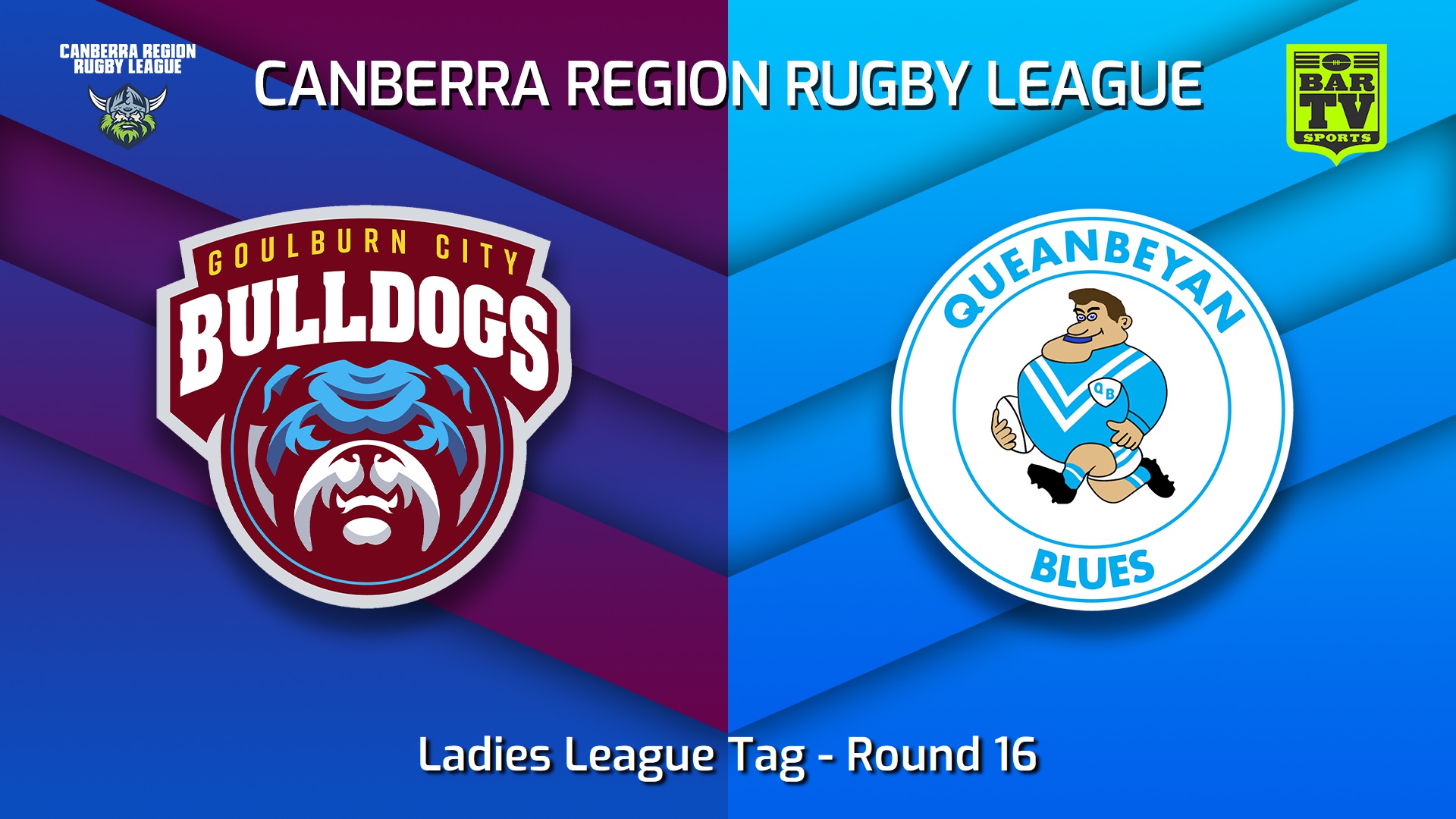 220813-Canberra Round 16 - Ladies League Tag - Goulburn City Bulldogs v Queanbeyan Blues Slate Image