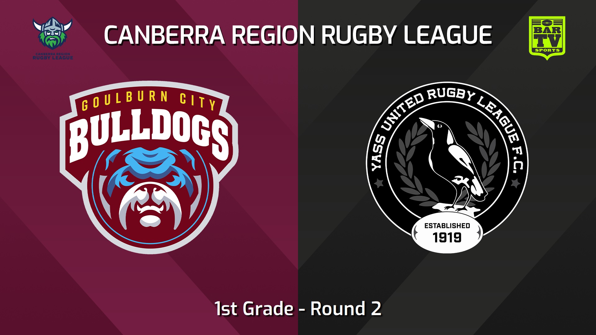 240413-Canberra Round 2 - 1st Grade - Goulburn City Bulldogs v Yass Magpies Slate Image