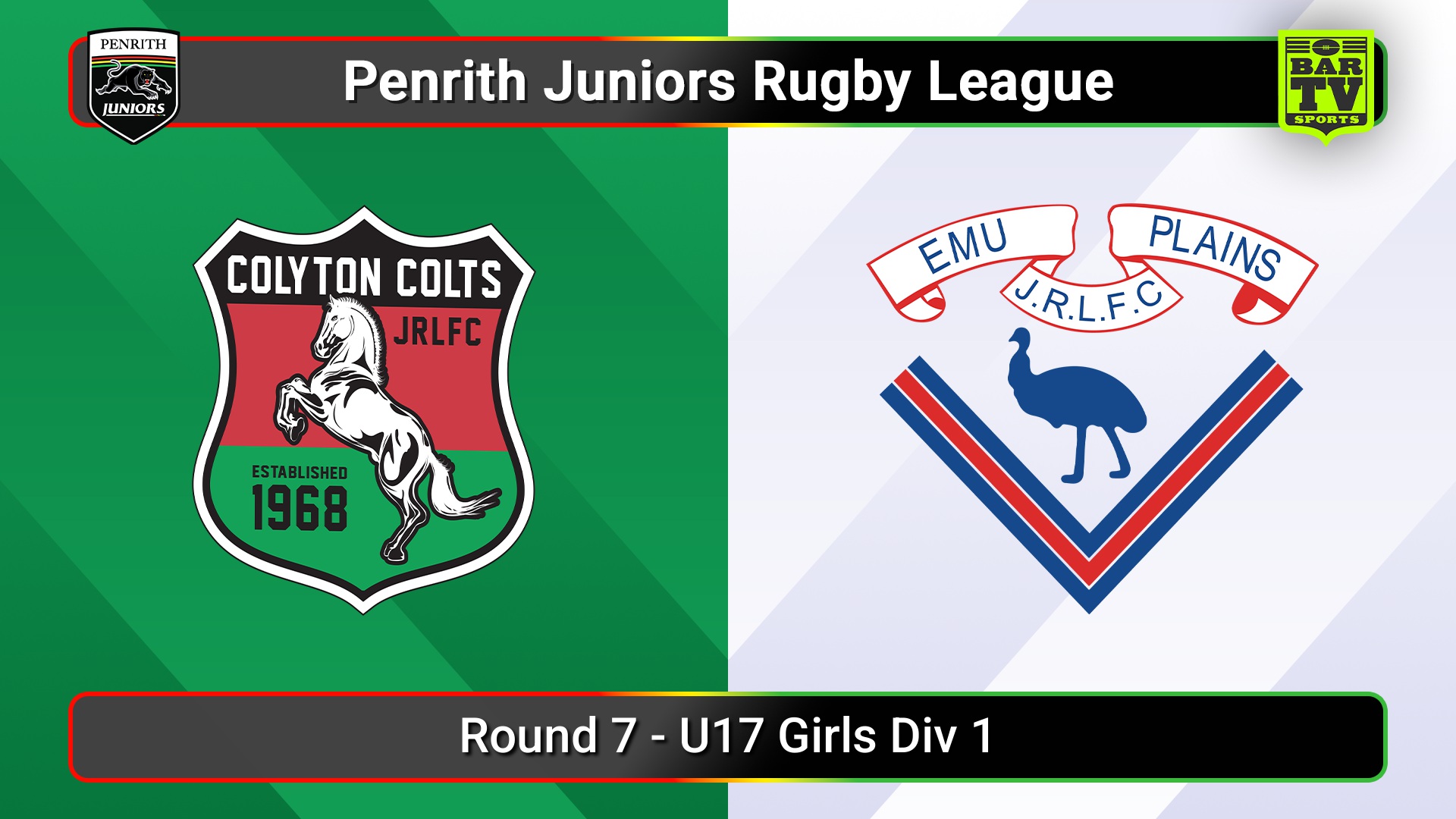 250531-video-Penrith & District Junior Rugby League Round 7 - U17 Girls Div 1 - Colyton v Emu Plains Slate Image