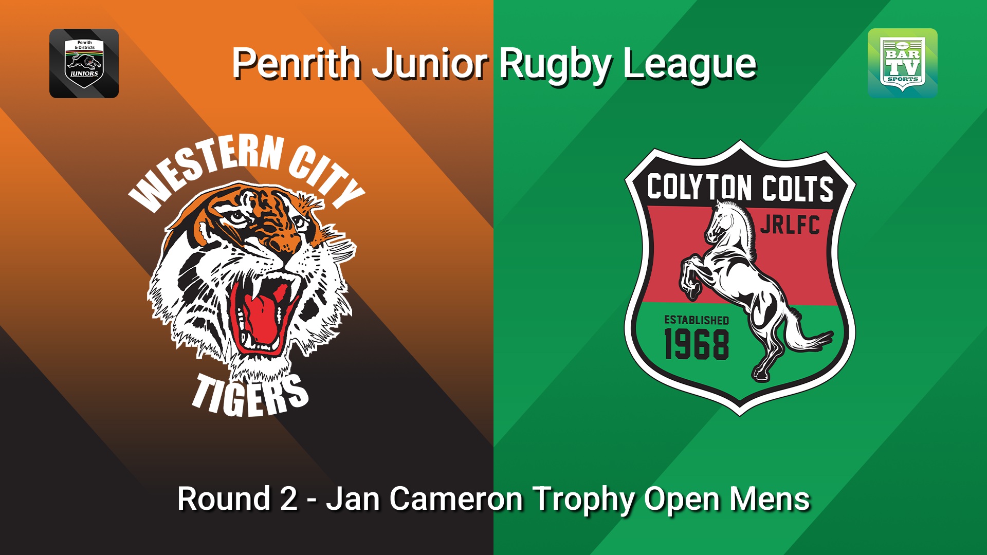 260411-video-Penrith & District Junior Rugby League Round 2 - Jan Cameron Trophy Open Mens - Western City Tigers v Colyton Slate Image