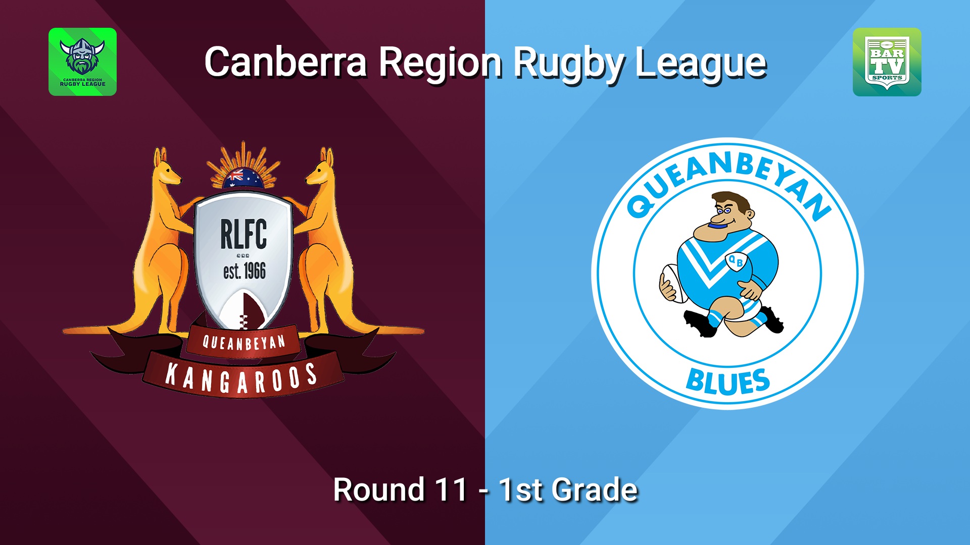 260829-video-Canberra Round 11 - 1st Grade - Queanbeyan Kangaroos v Queanbeyan Blues Slate Image