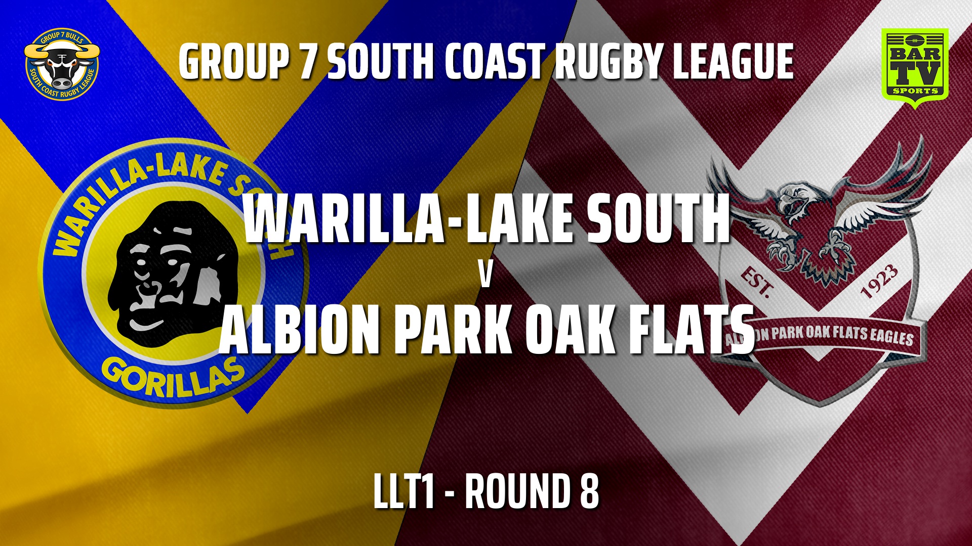 210606-Group 7 RL Round 8 - LLT1 - Warilla-Lake South v Albion Park Oak Flats Slate Image