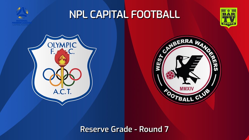 240519-video-NPL Women - Reserve Grade - Capital Football Round 7 - Canberra Olympic FC W v West Canberra Wanderers FC W Slate Image