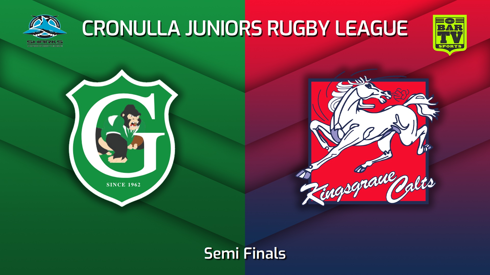 230813-Cronulla Juniors Semi Finals - U18 Gold - Gymea Gorillas v Kingsgrove Colts Slate Image