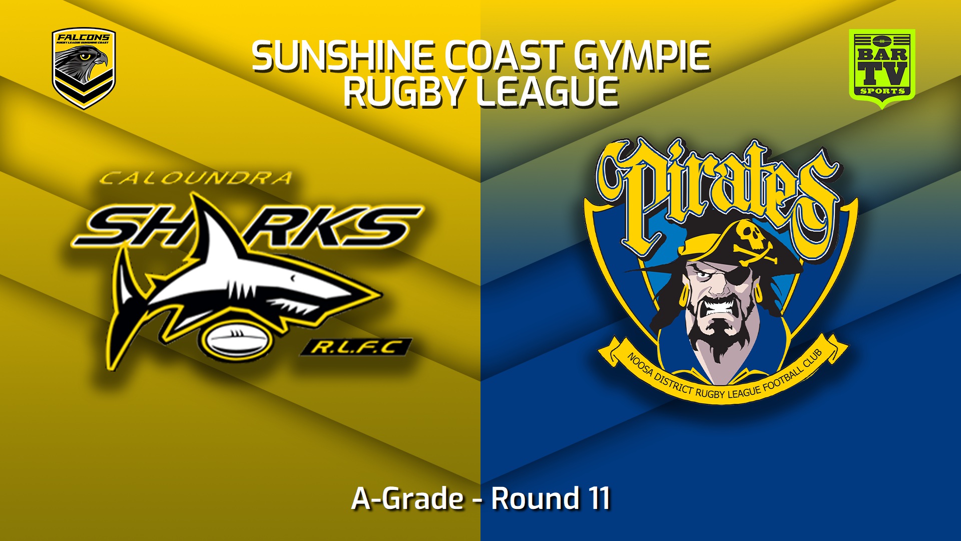 230624-Sunshine Coast RL Round 11 - A-Grade - Caloundra Sharks v Noosa Pirates Slate Image